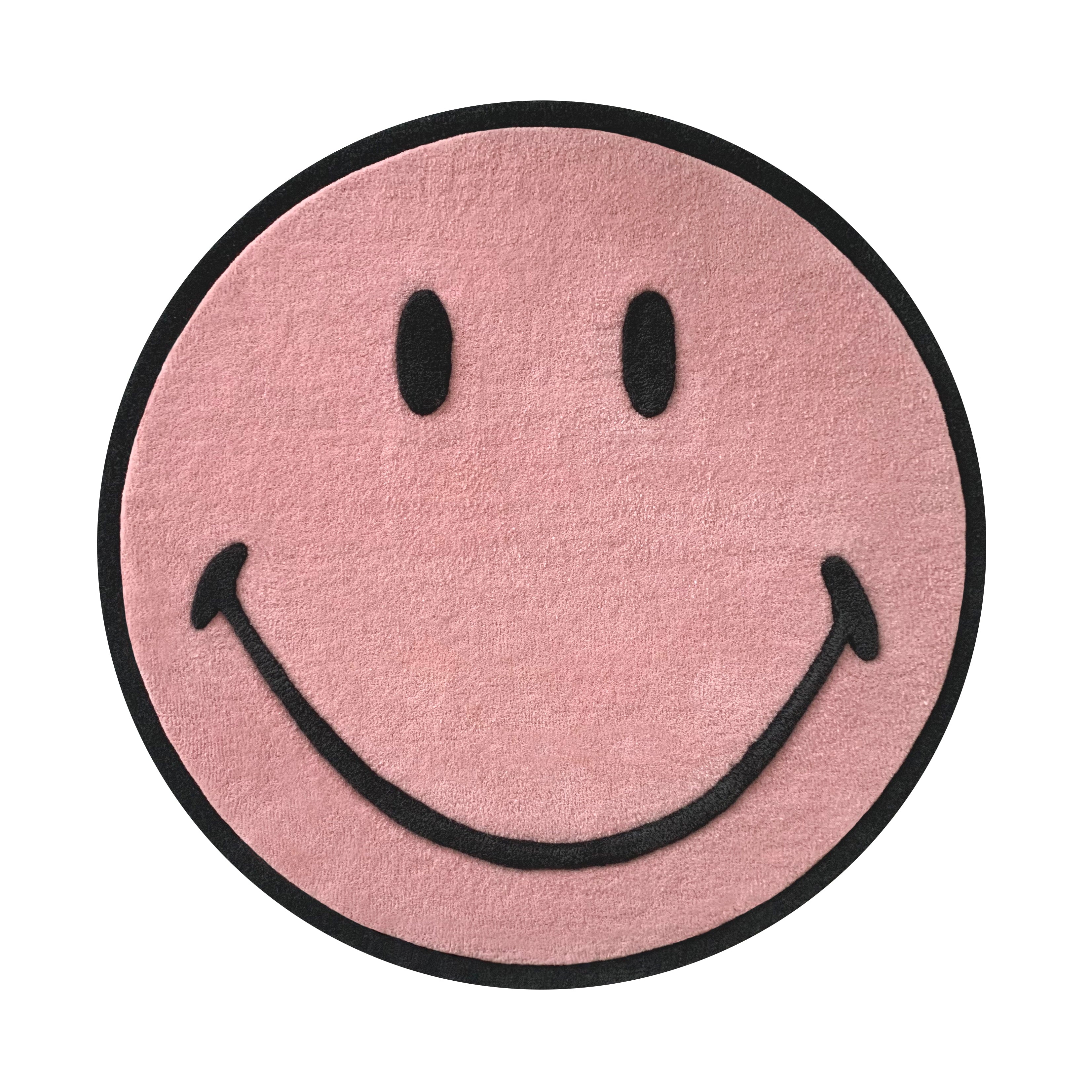 MAISON DEUX SMILEY RUG PINK