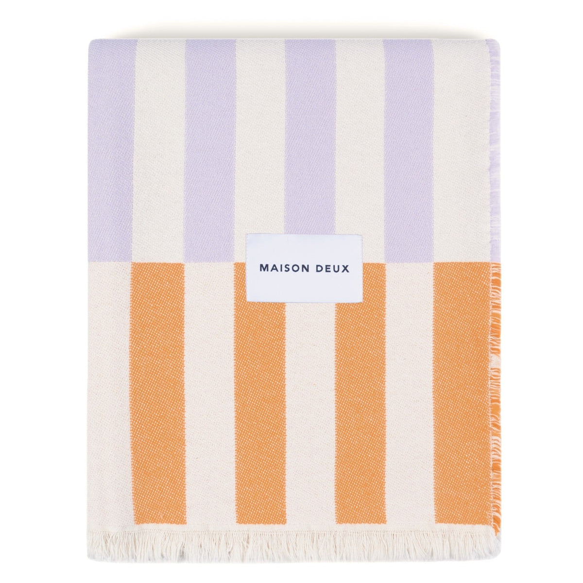 MAISON DEUX TILES BLANKET PINK CARROT