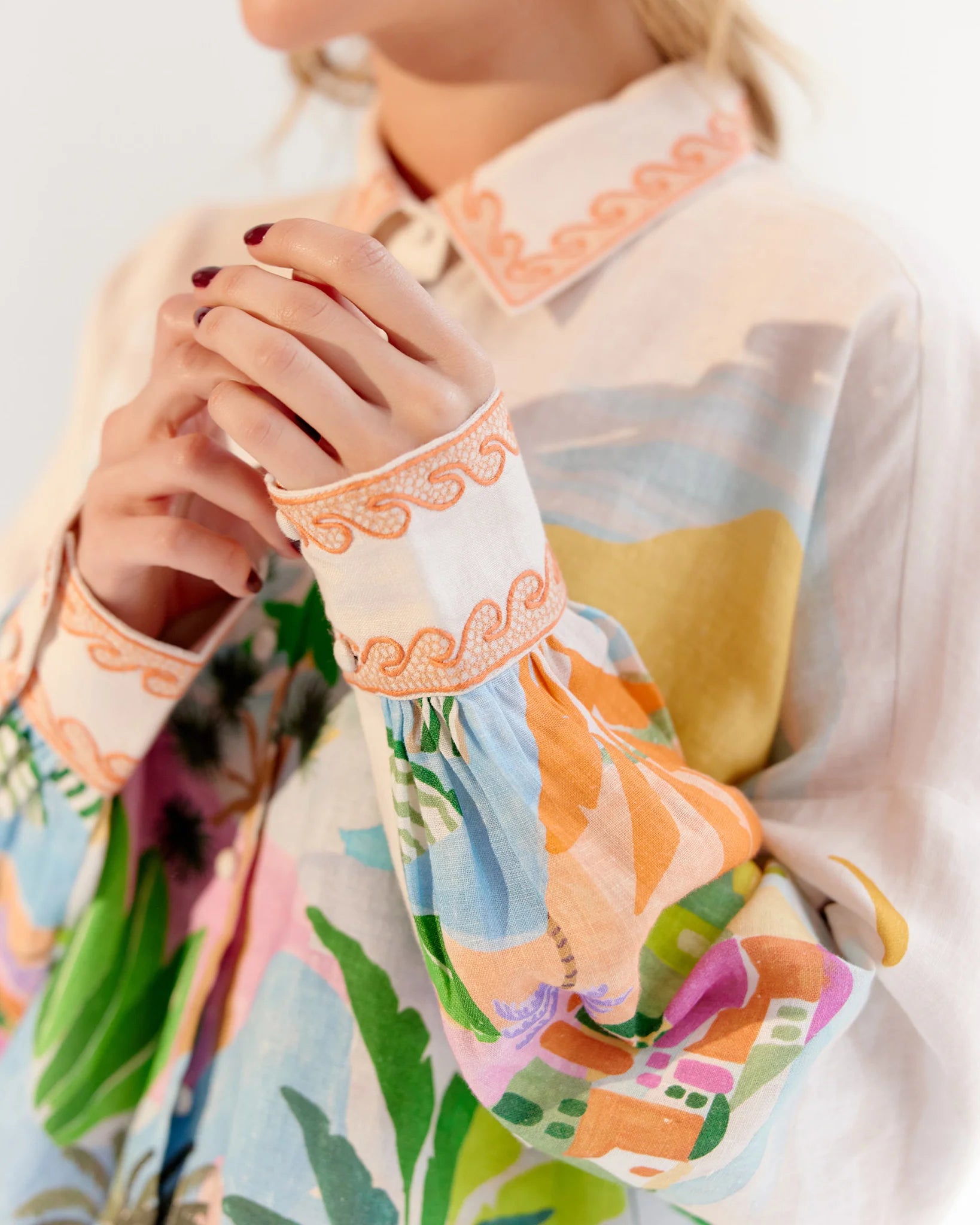 Fleur Shirt-By the Sea