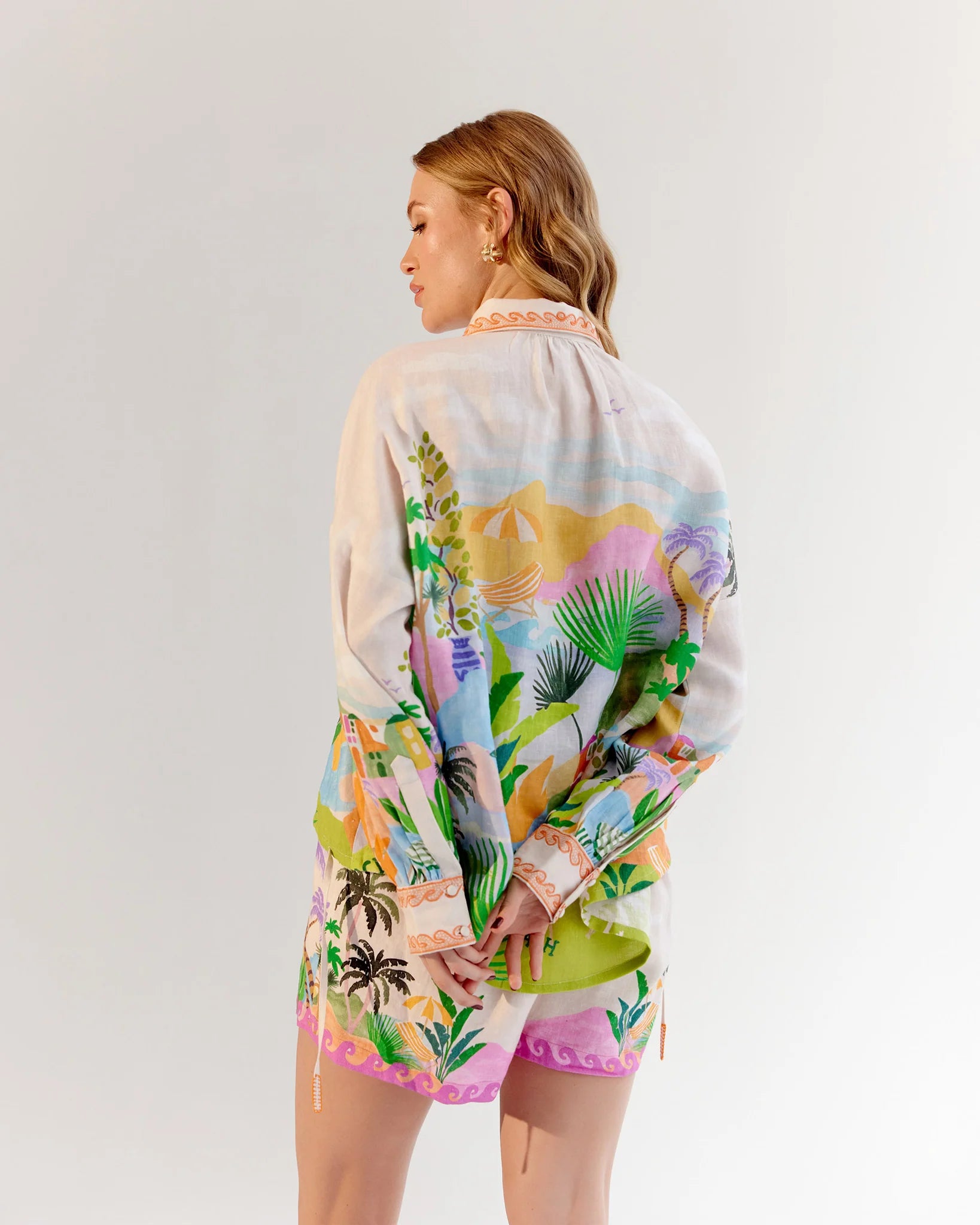Fleur Shirt-By the Sea