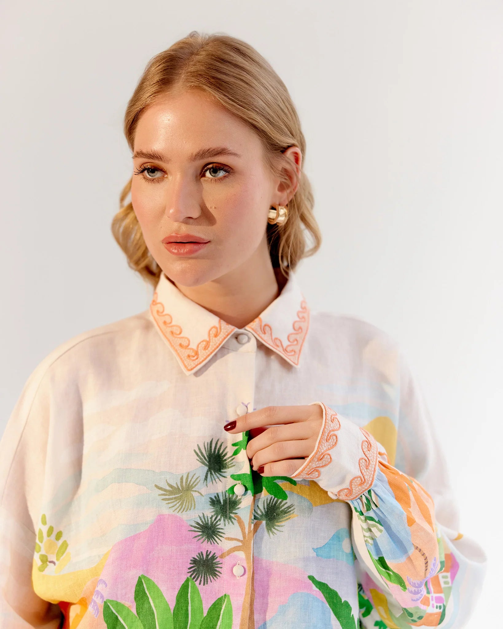 Fleur Shirt-By the Sea
