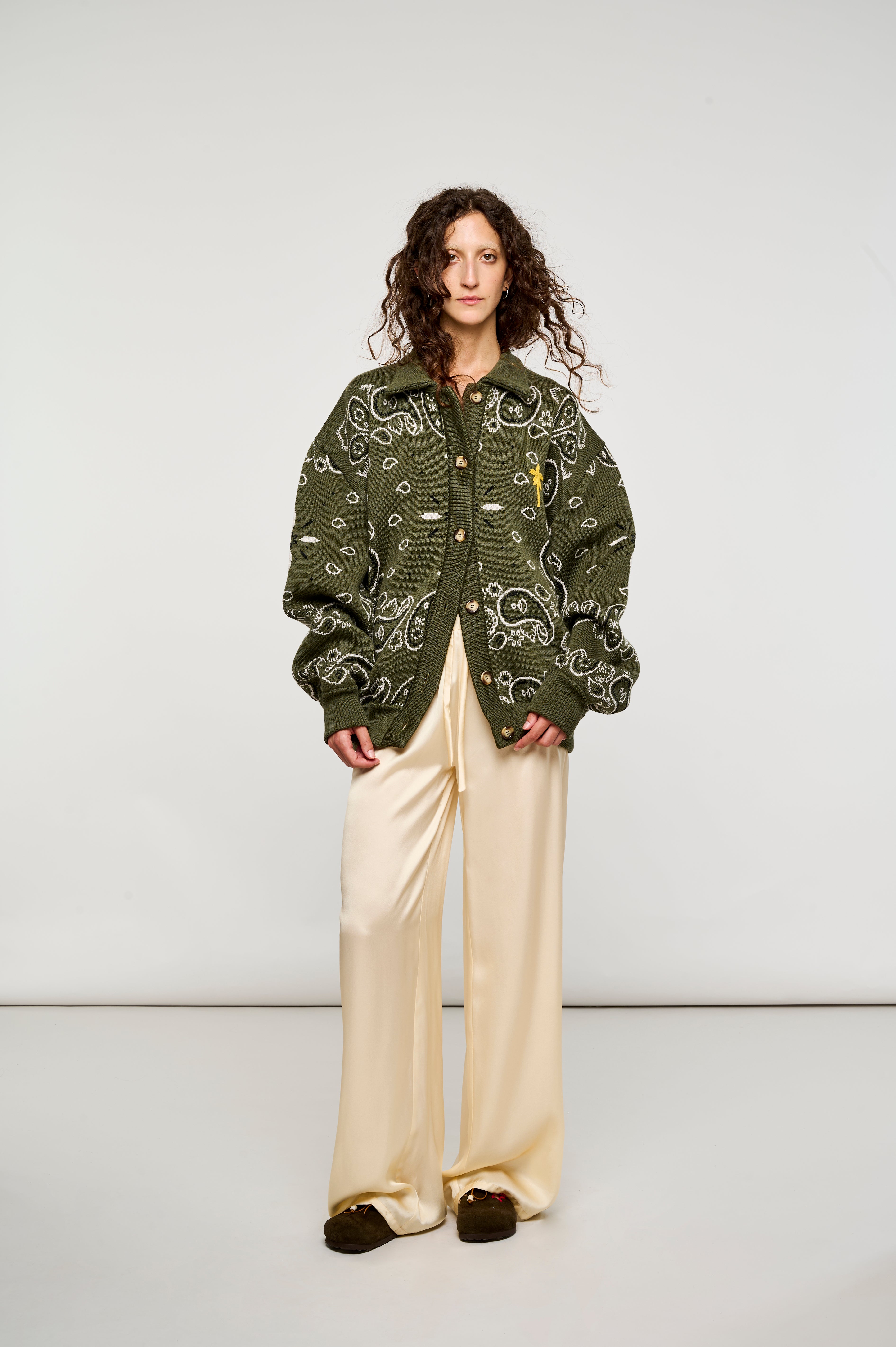 MILITARY GREEN BANDANA BOMBER
