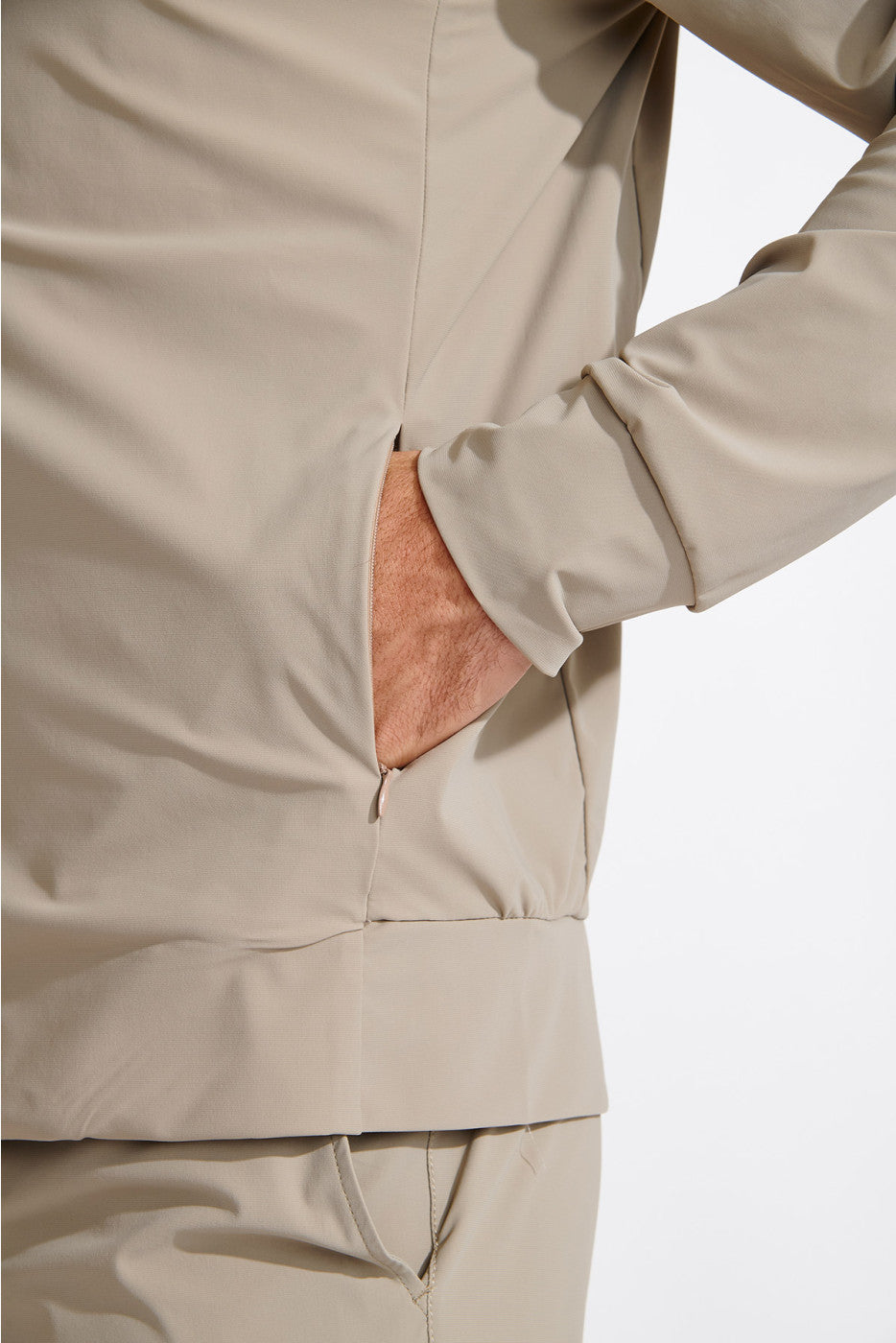 LUC LESCADA VEST BEIGE