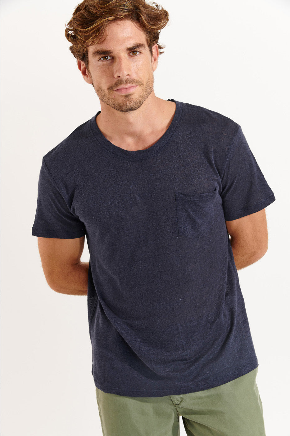 CYRIL LIN T-SHIRT NAVY
