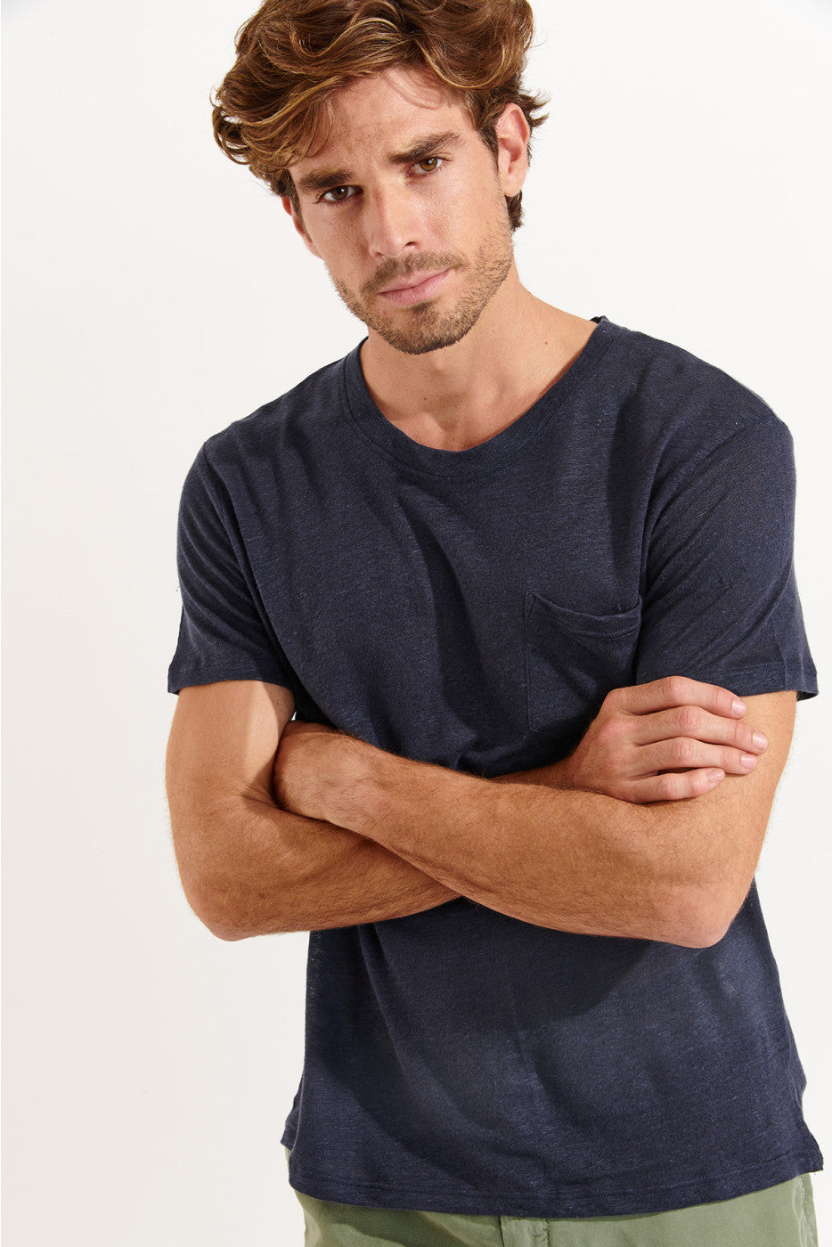 CYRIL LIN T-SHIRT NAVY