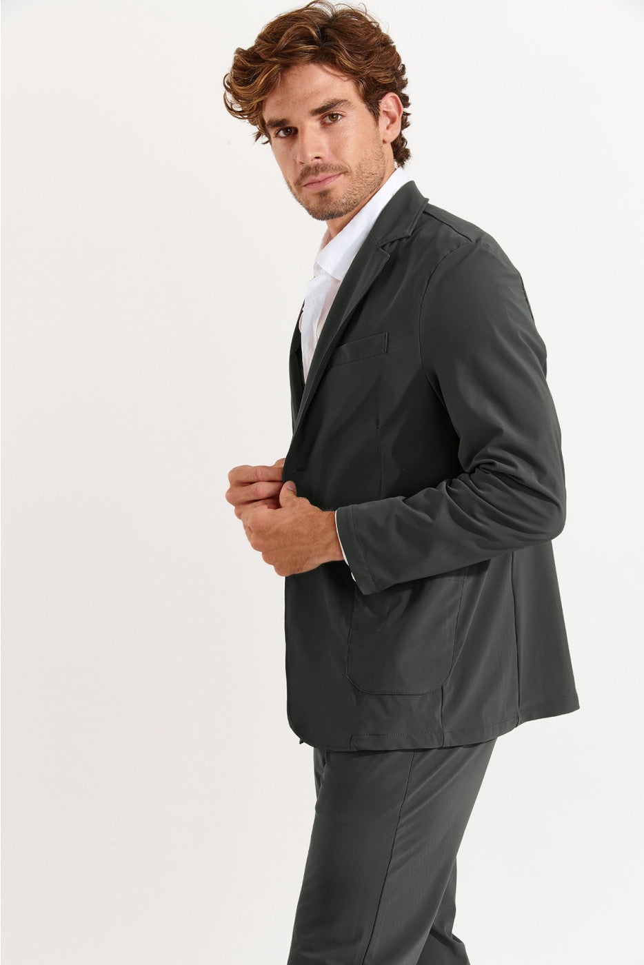 NIKO LESCADA BLAZER FOREST GREEN