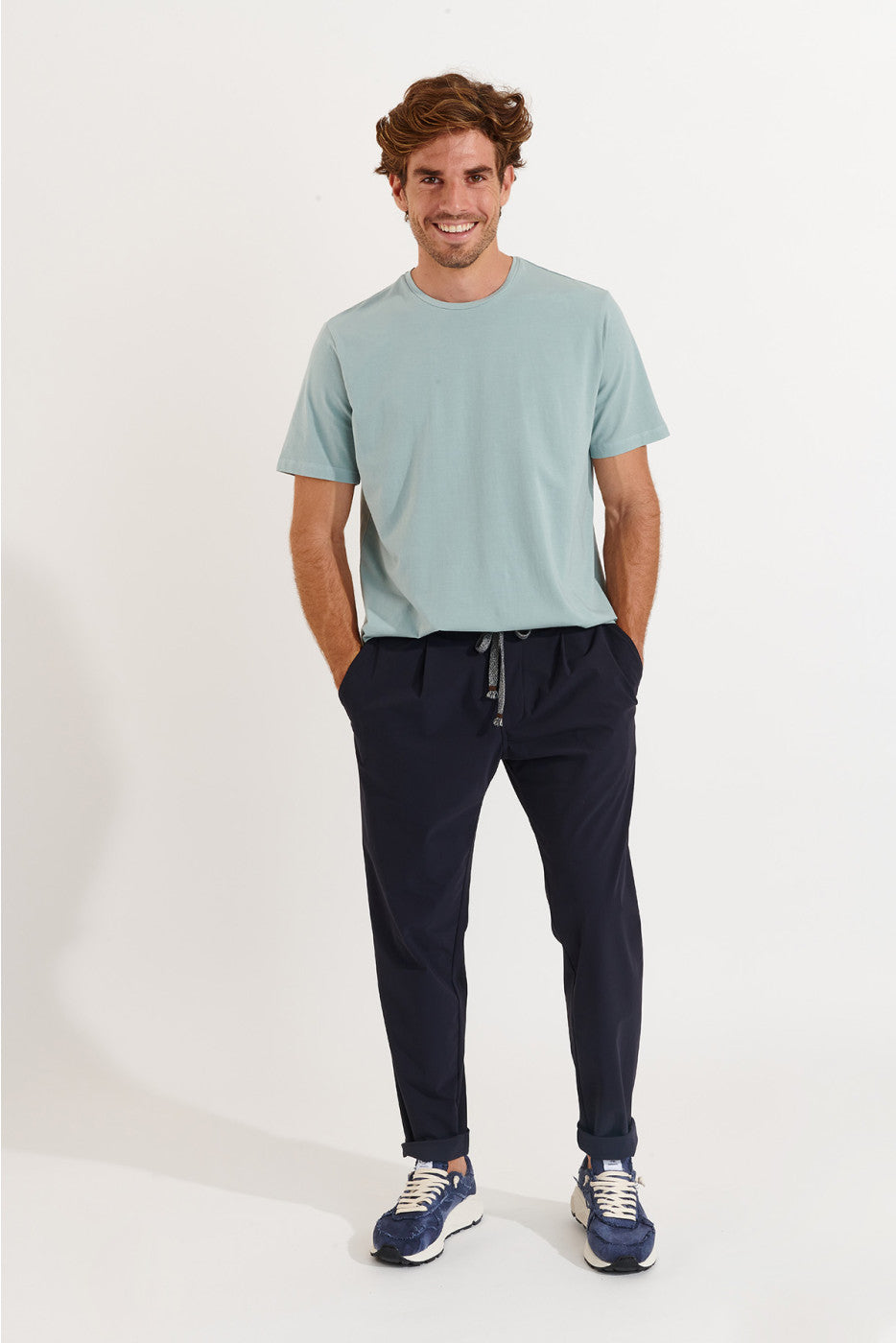 PAOLO LESCADA PANTS NAVY