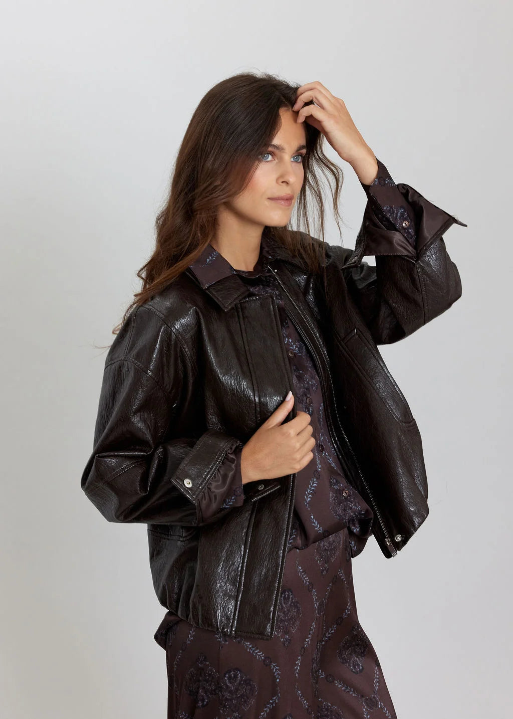 MIKE BLOUSON MARRON