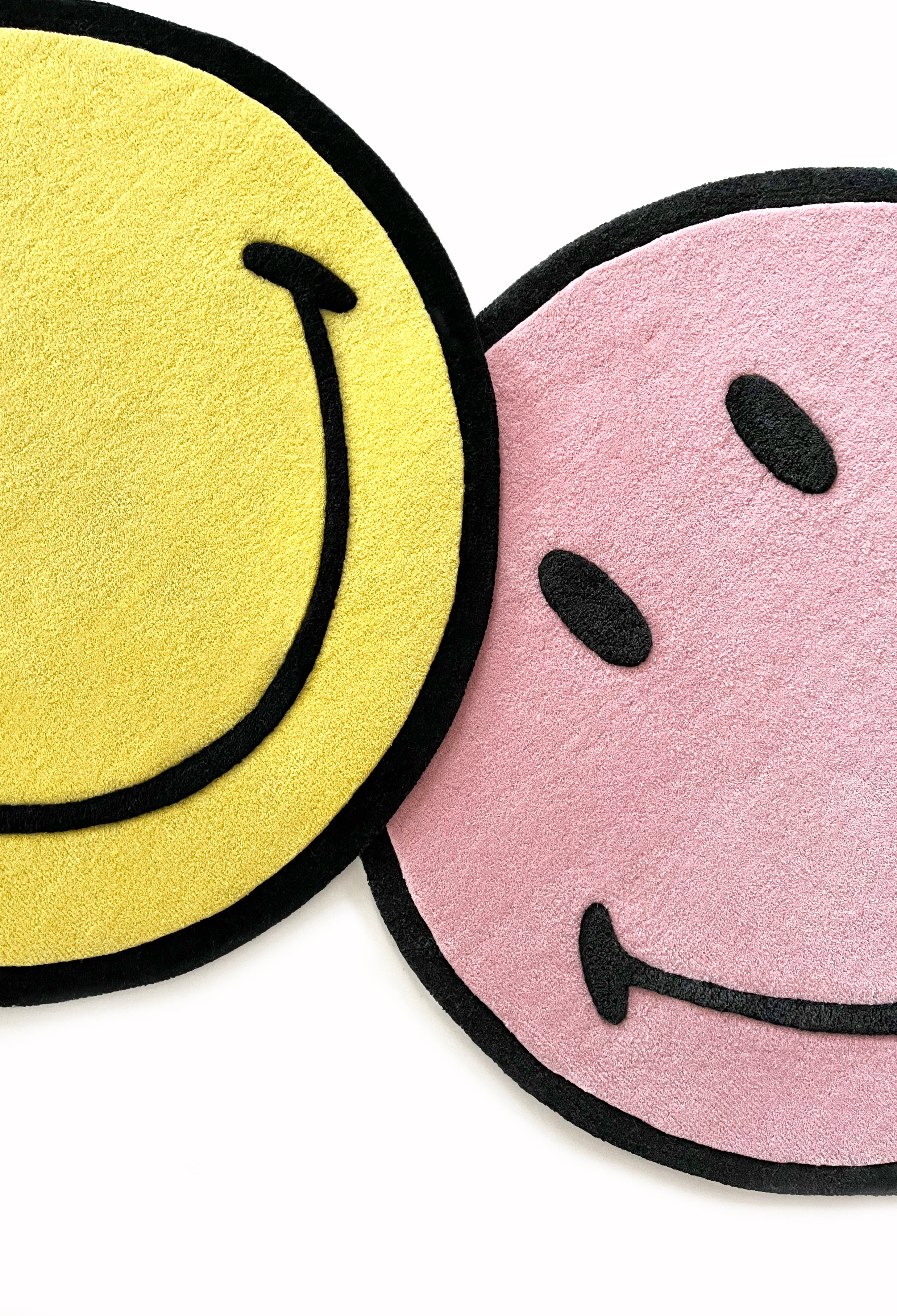 MAISON DEUX SMILEY RUG YELLOW