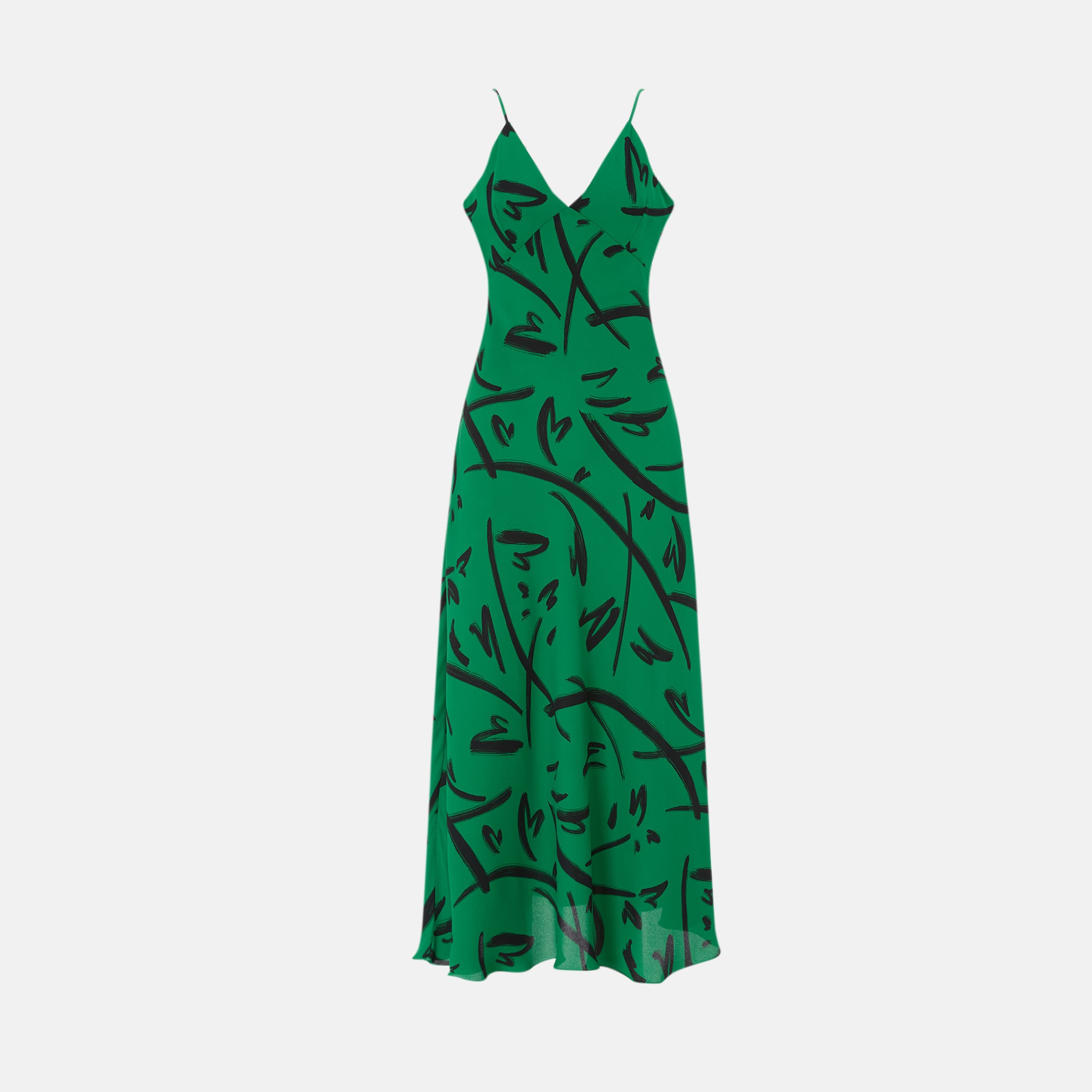 MIA GREEN AND BLACK DRESS