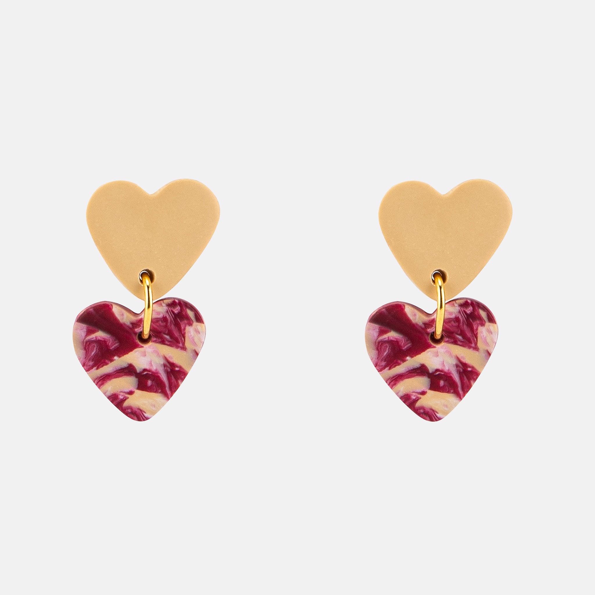KARINE PINK AND YELLOW EARRINGS