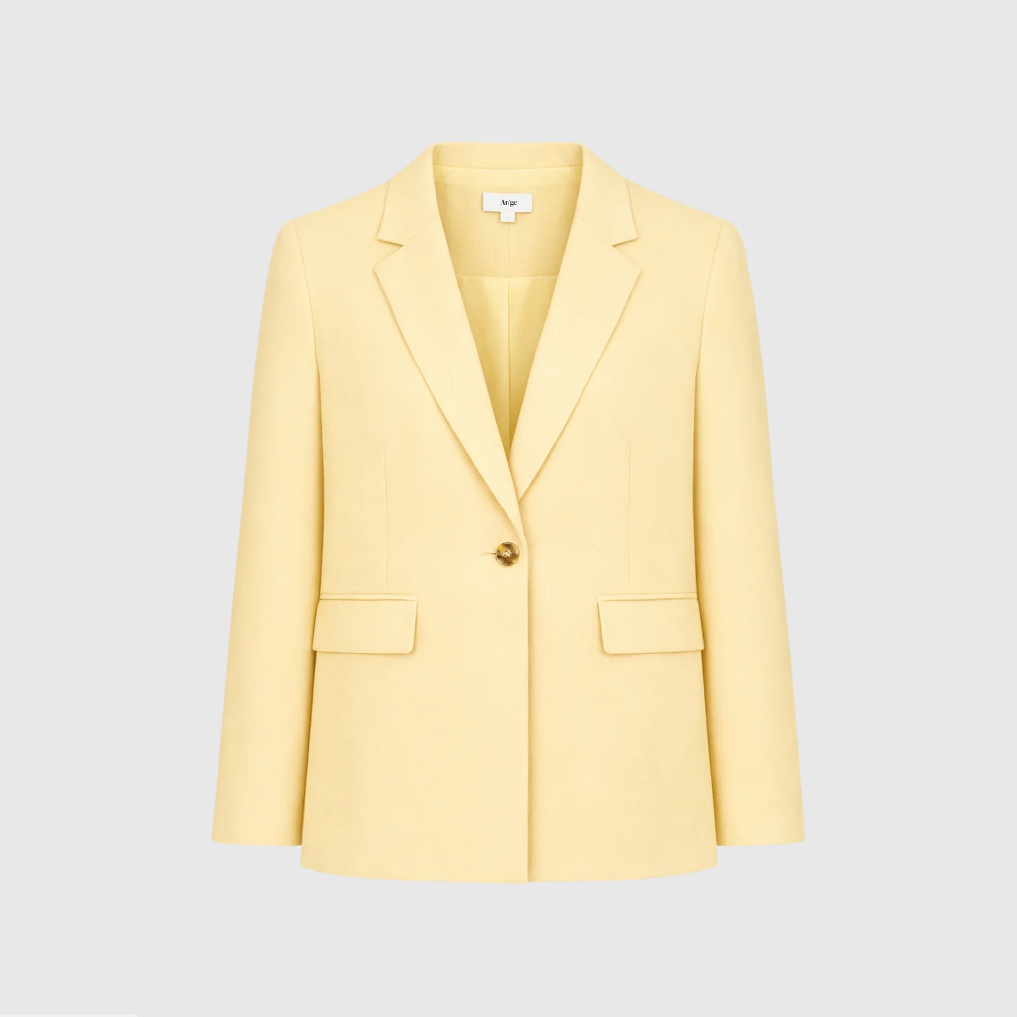 ZAVEN BLAZER BUTTER YELLOW