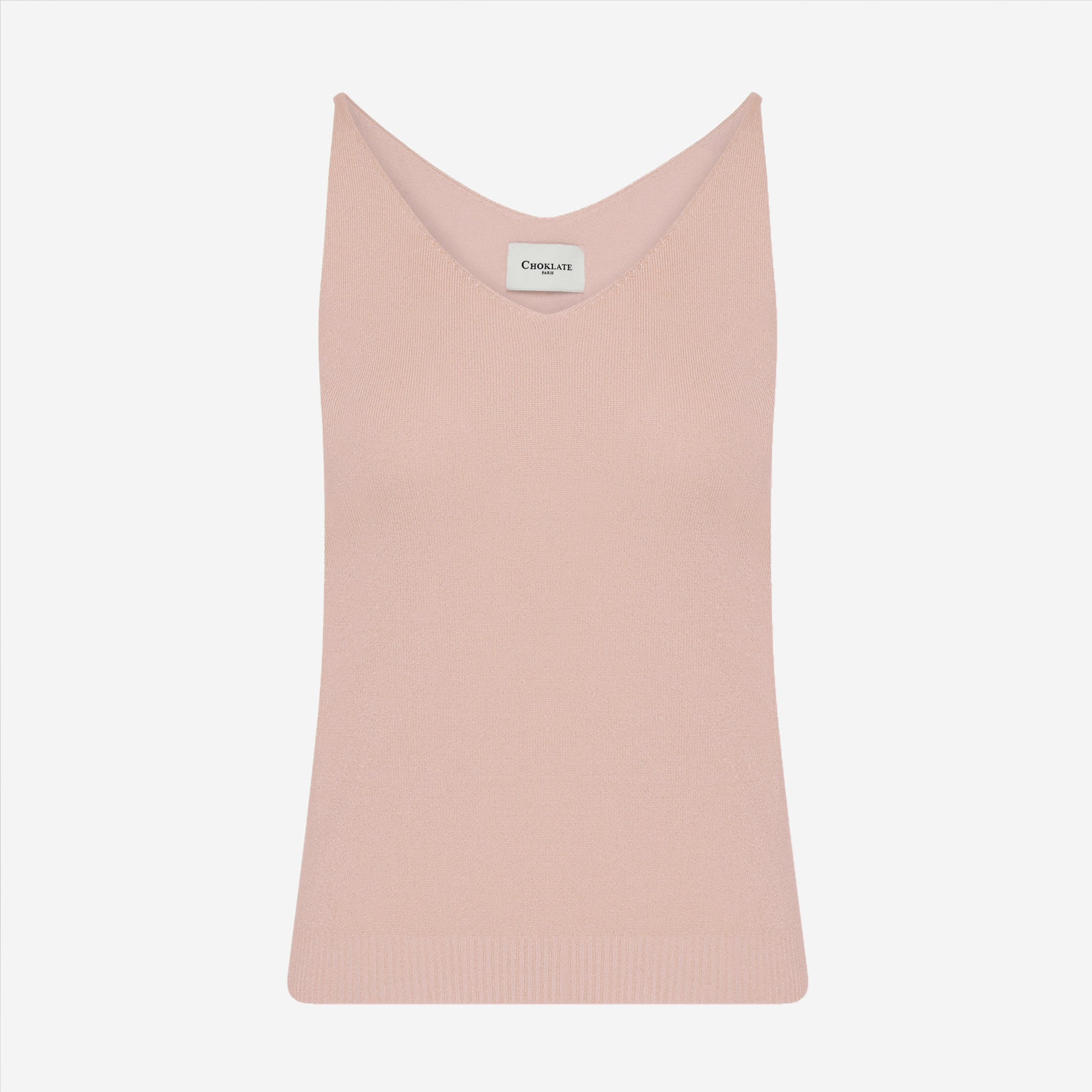 SARA METALLIC TOP METALLIC PINK