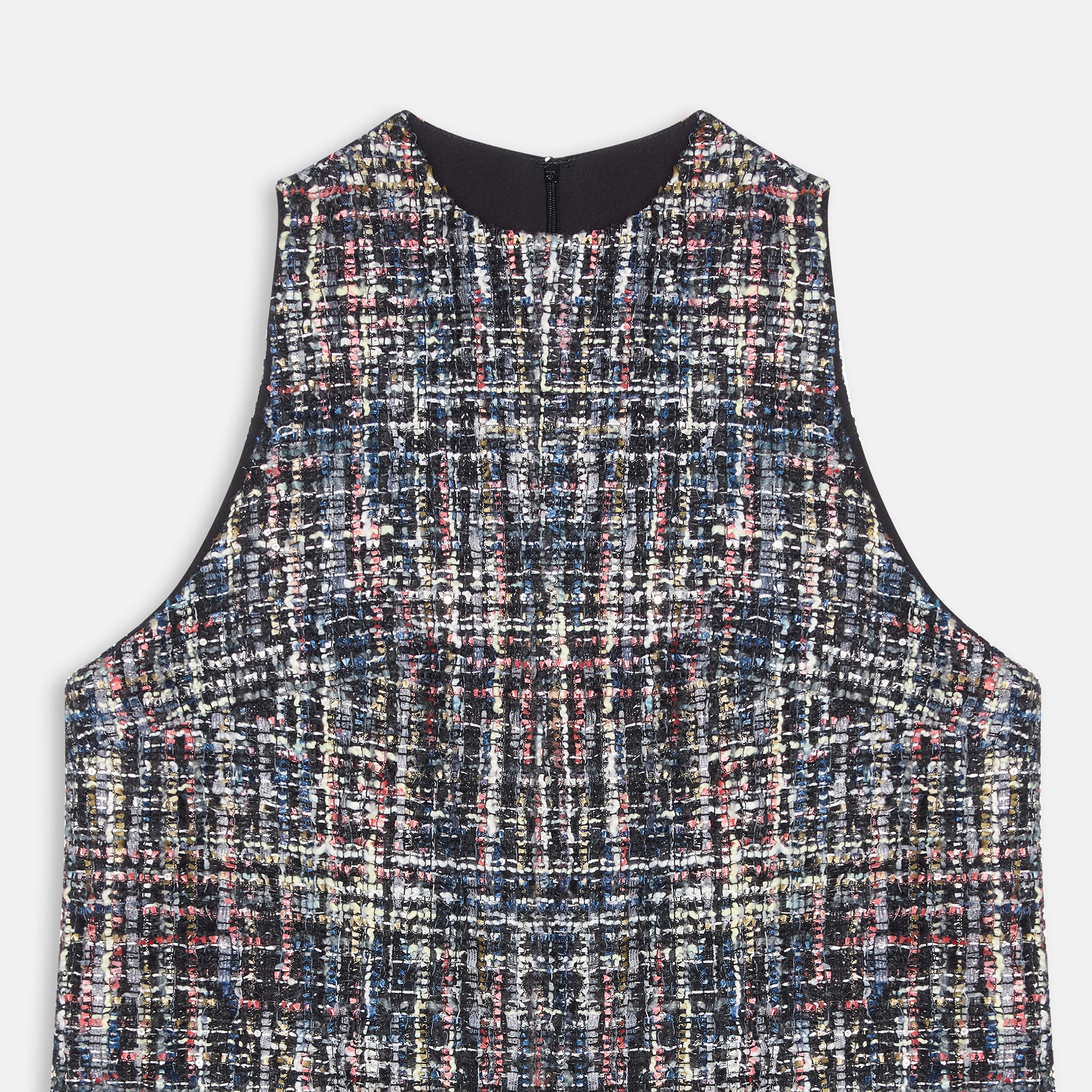 AMELIE SHORT DRESS BLACK MULTI