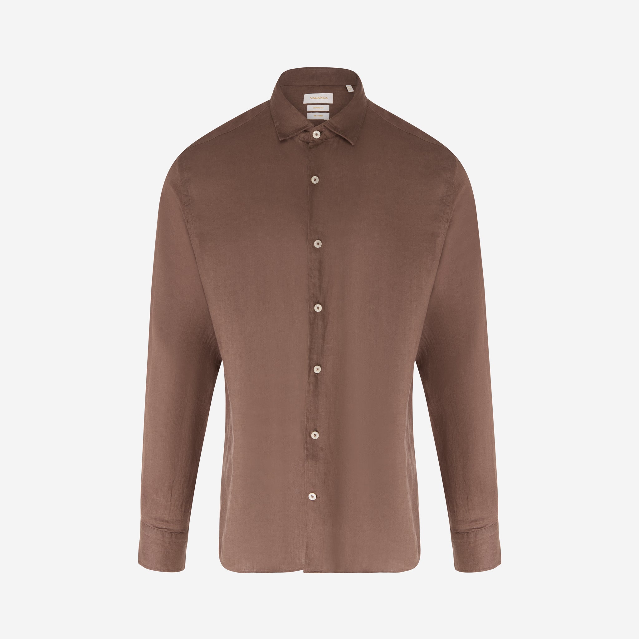 SAM LINEN SHIRT BROWN