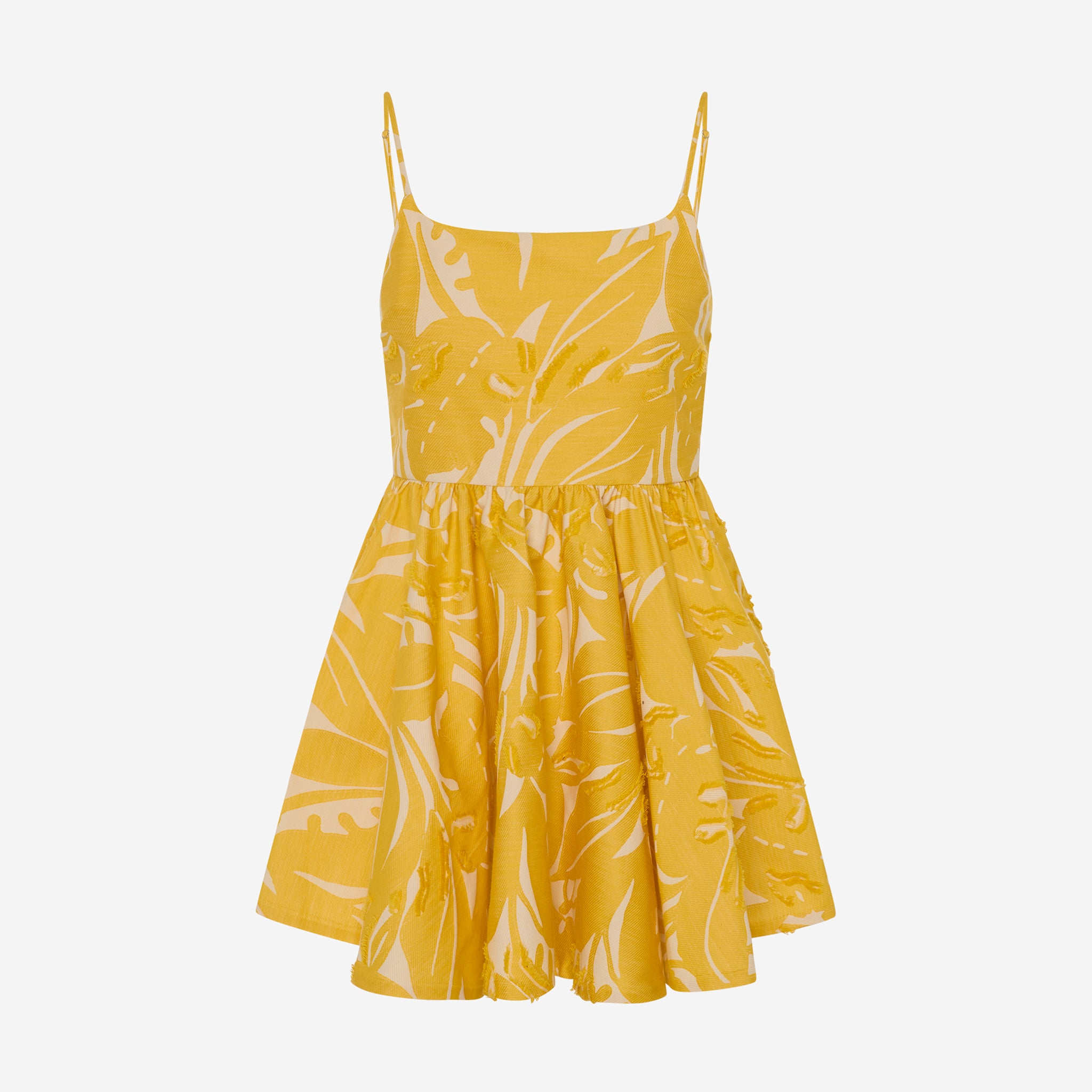 SALLY FLORAL DRESS YELLOW