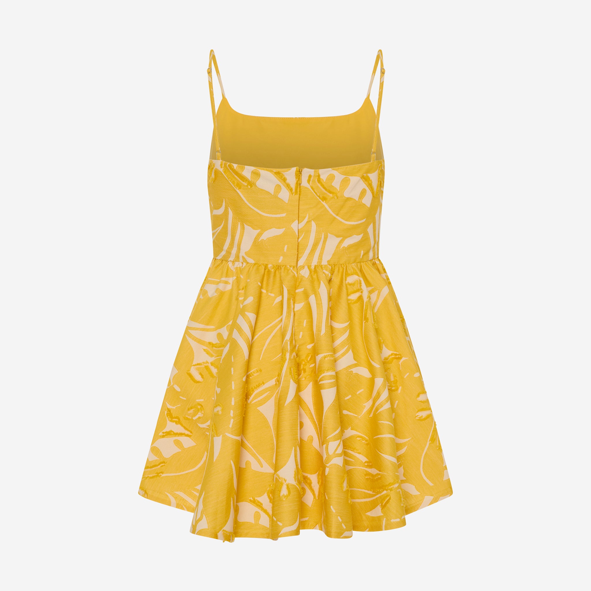 SALLY FLORAL DRESS YELLOW