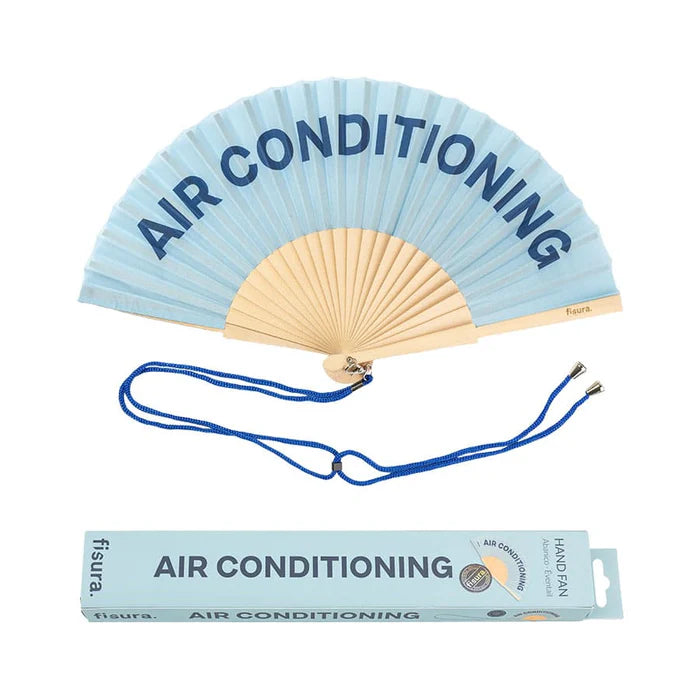 "AIR CONDITIONING" HAND FAN