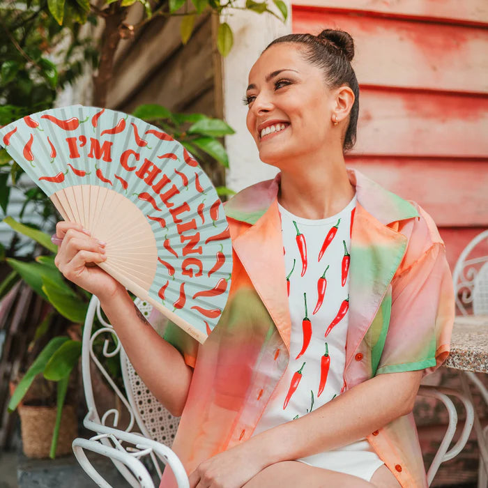 "I'M CHILLING" HAND FAN