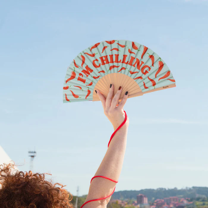 "I'M CHILLING" HAND FAN