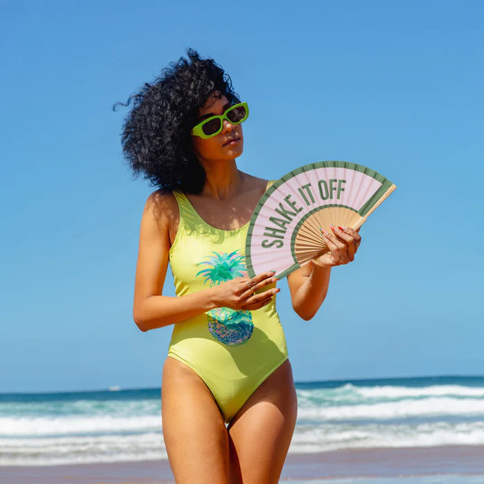 "SHAKE IT OFF" HAND FAN