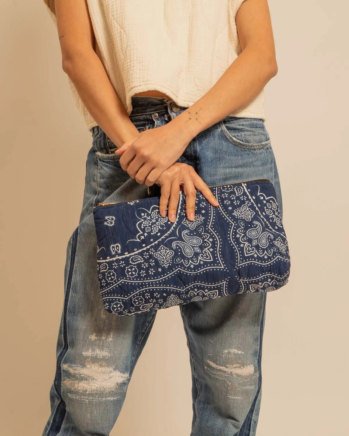ORLANDO2 POUCH NAVY