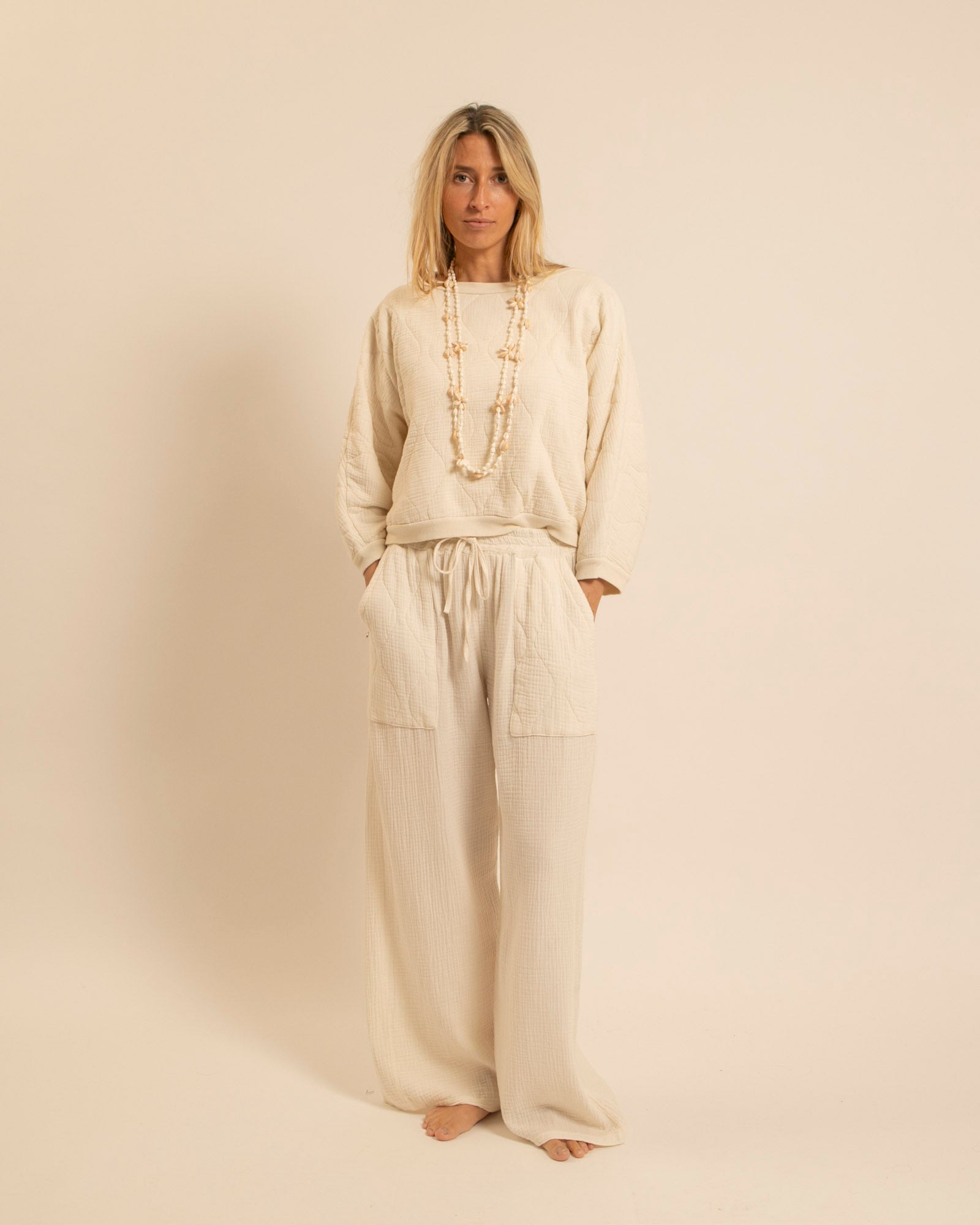 SANDIEGO PANTS OFF-WHITE