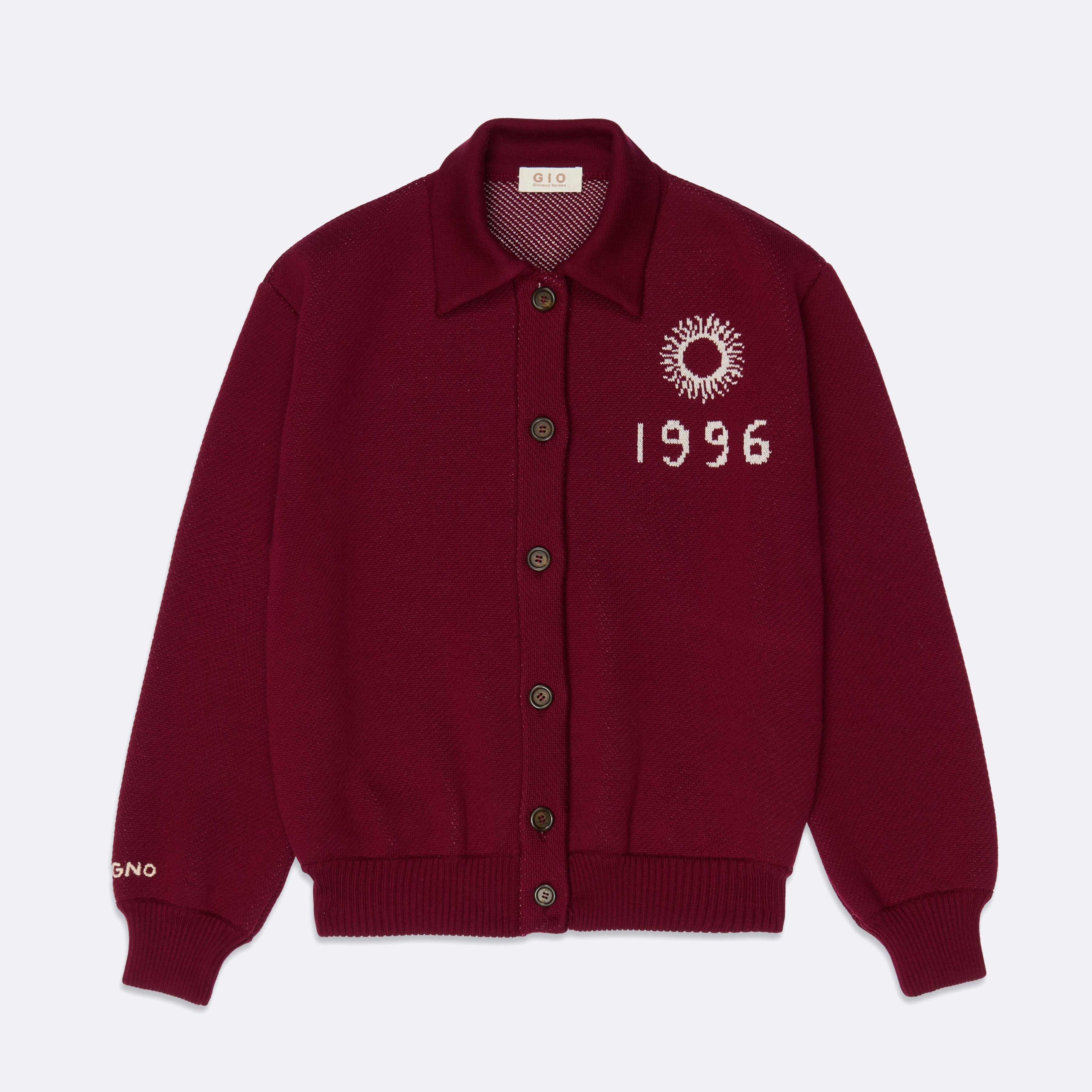 LA CASA DEI SOGNI BURGUNDY BOMBER