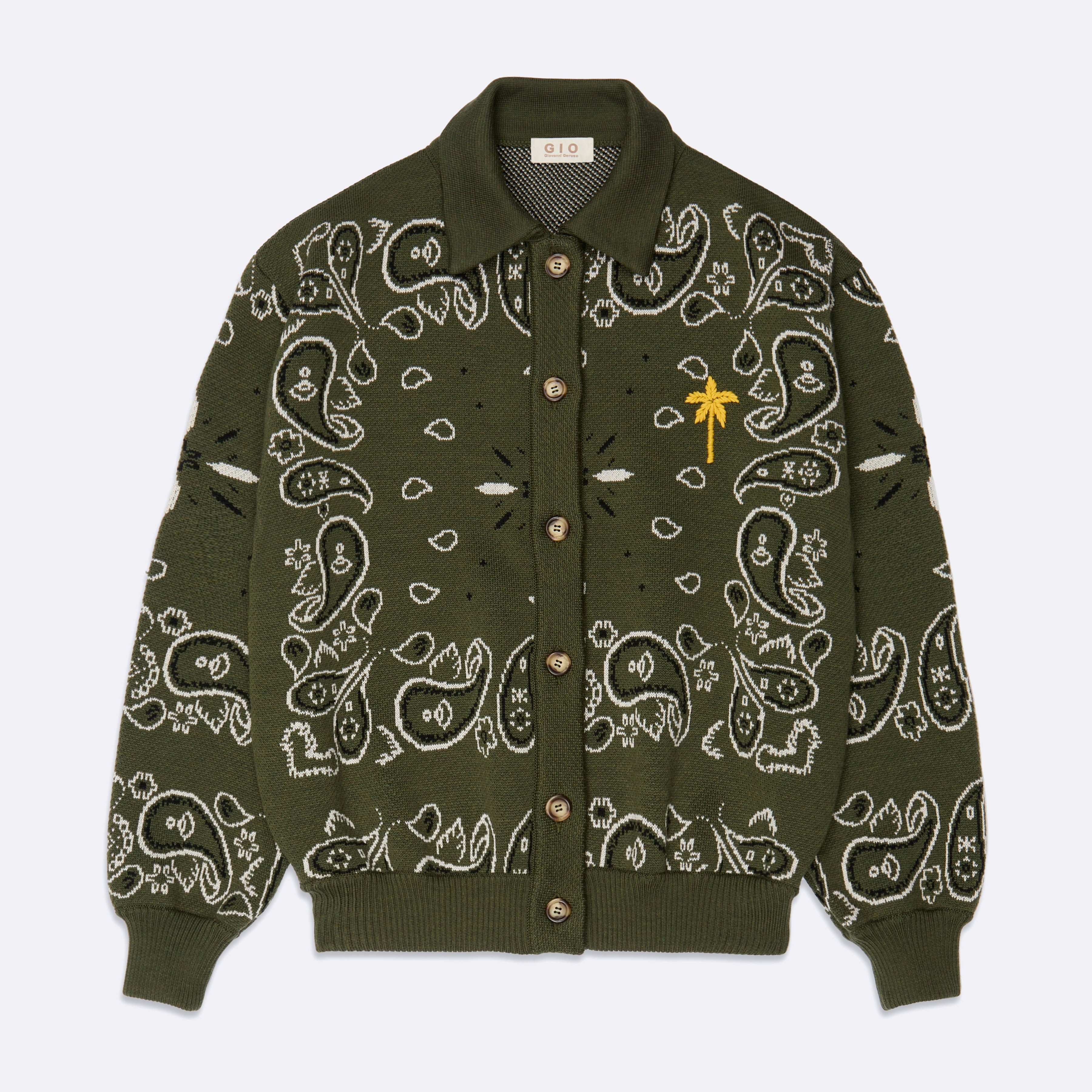 MILITARY GREEN BANDANA BOMBER