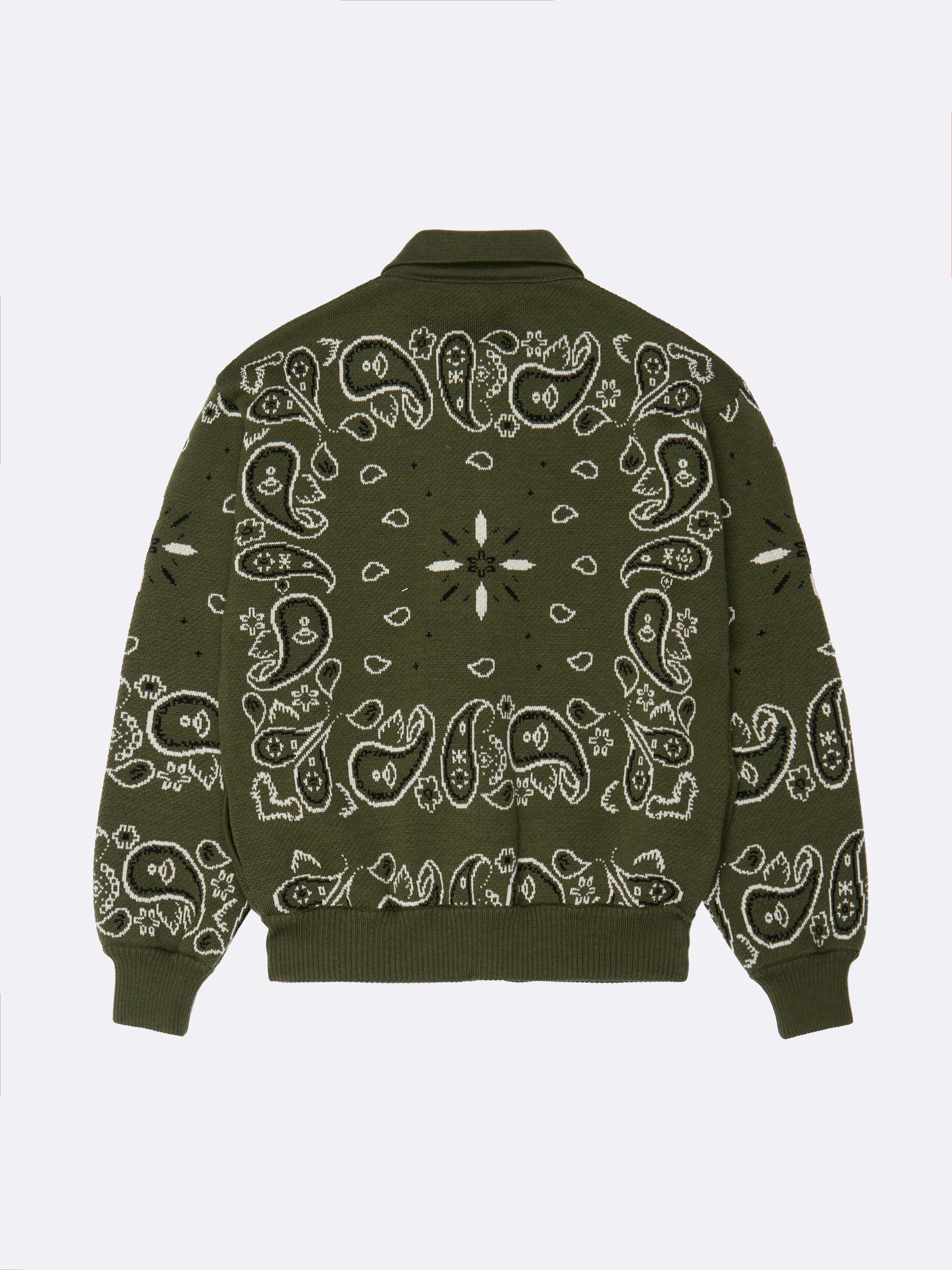 MILITARY GREEN BANDANA BOMBER