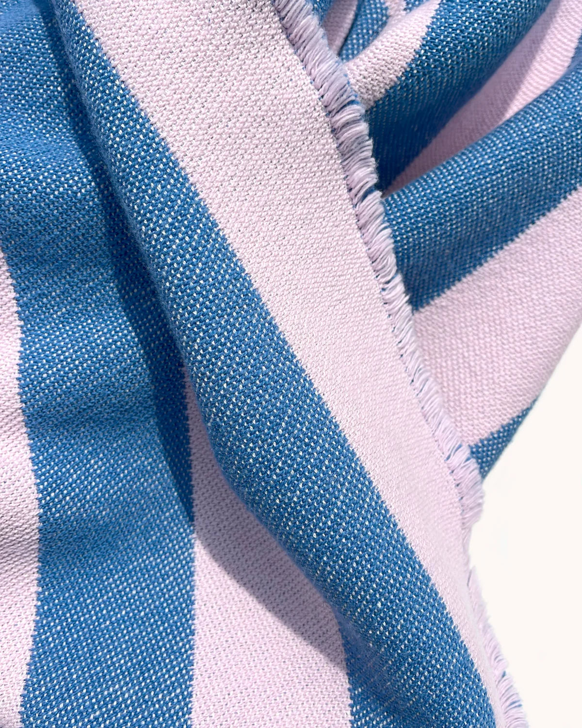 MAISON DEUX COTTON CANDY WRAP BLANKET PINK BLUE