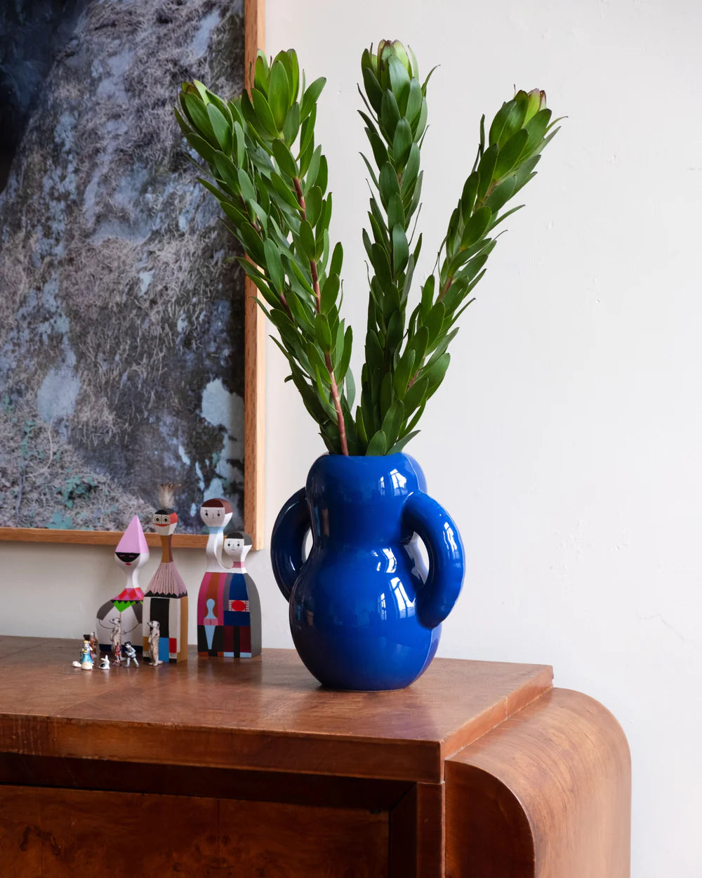 VASE OSCAR - INDIGO GLOSS