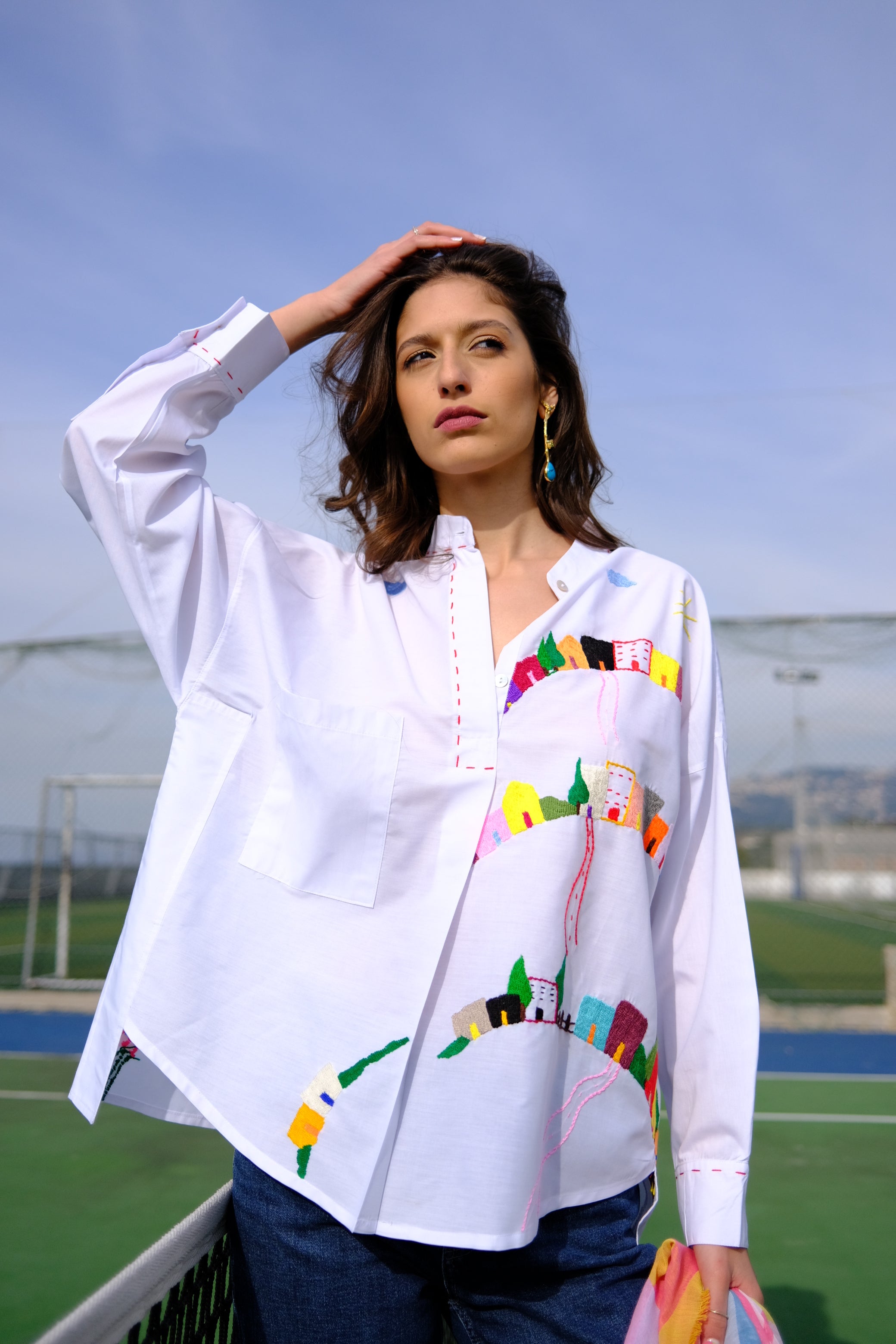 NANOU RAY SHIRT WHITE