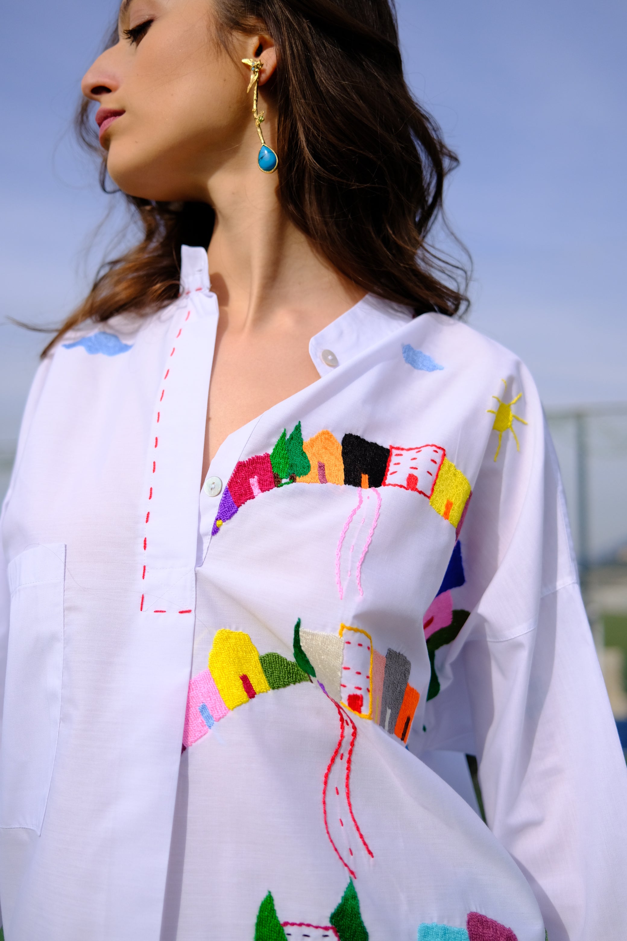 NANOU RAY SHIRT WHITE