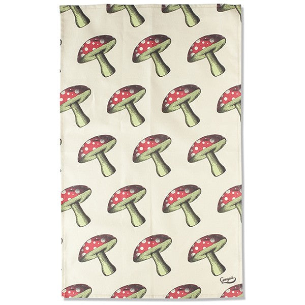 MUSHROOMS TEA TOWEL