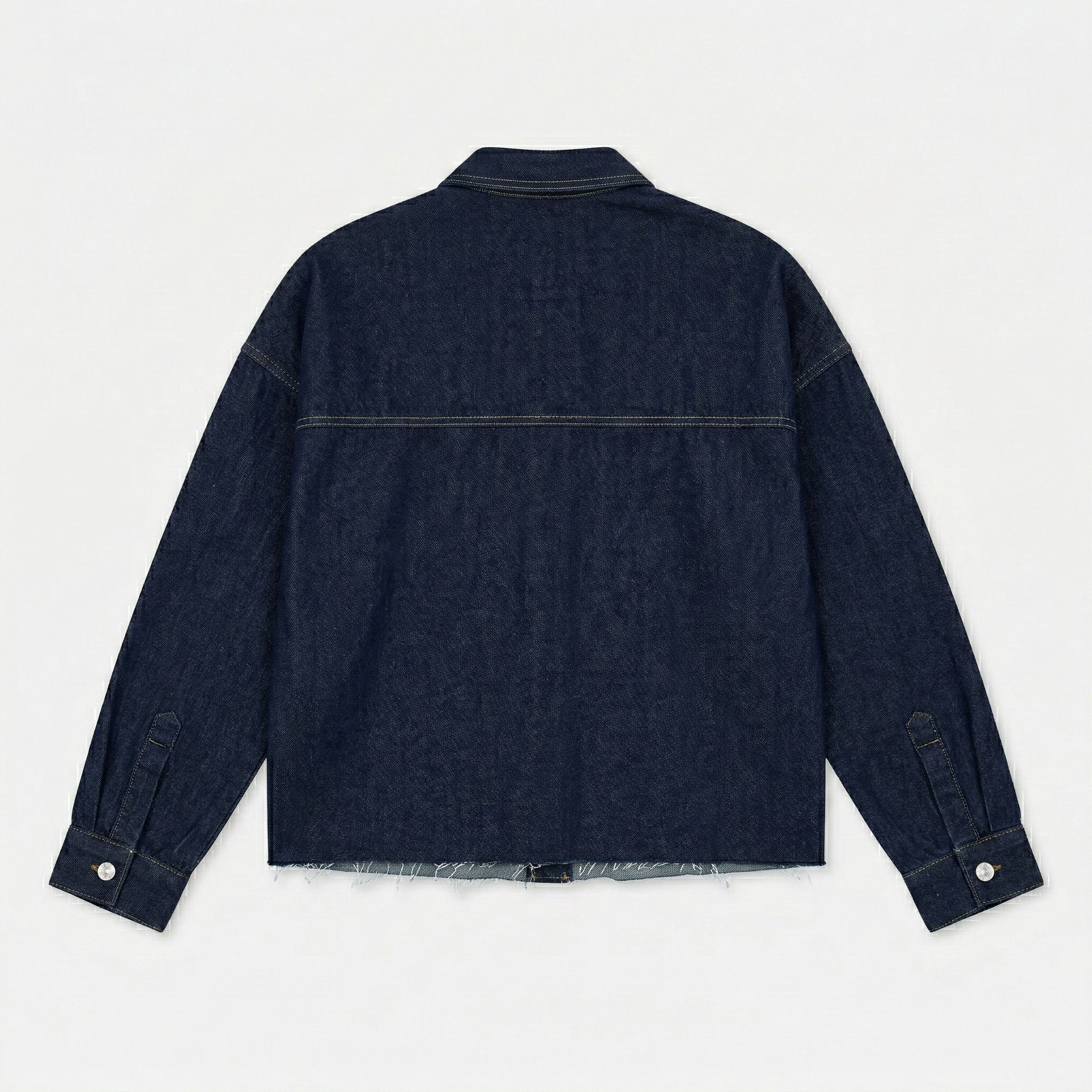 GOLD PALM DENIM OVERSHIRT