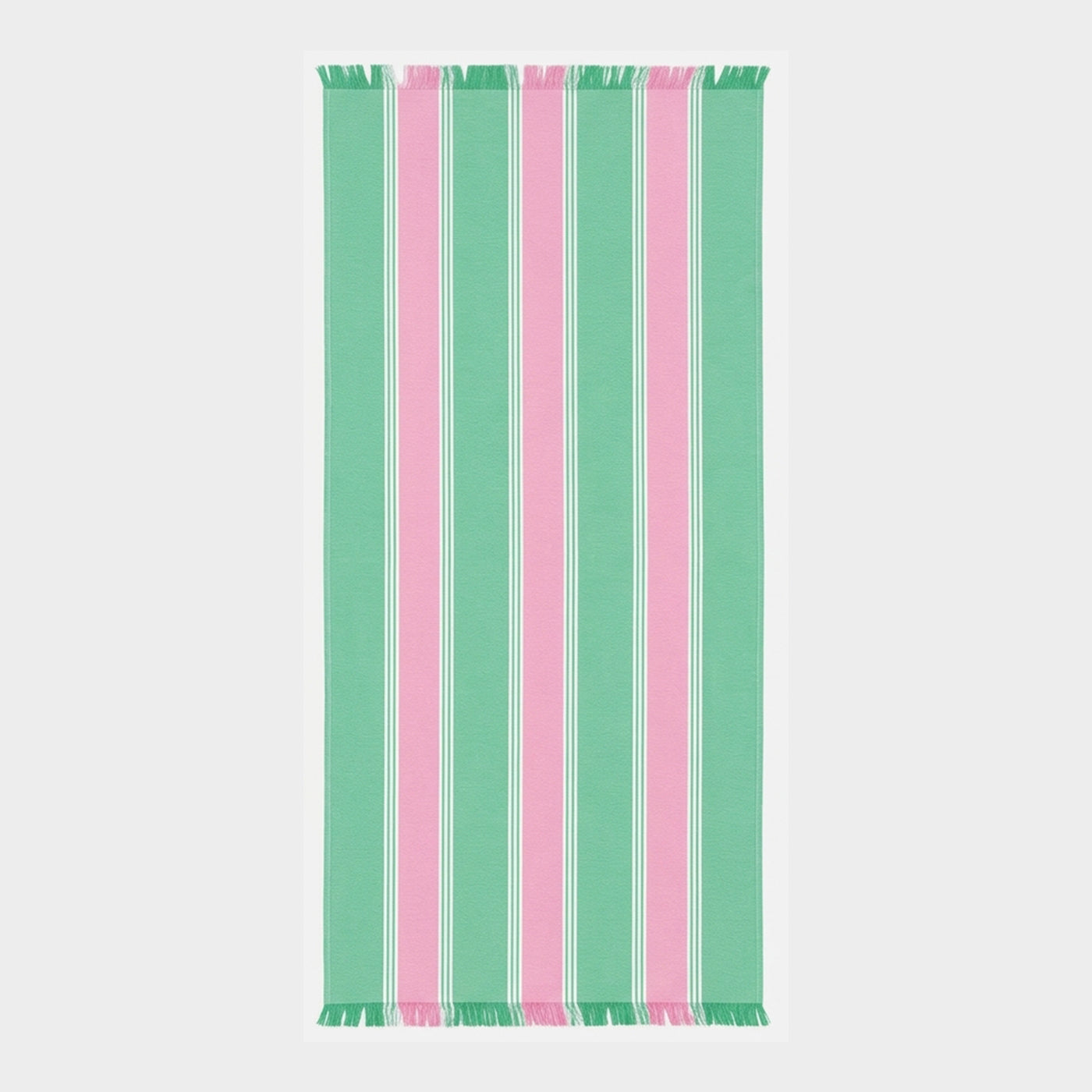 HOPPALA BEACH TOWEL GREEN - PINK