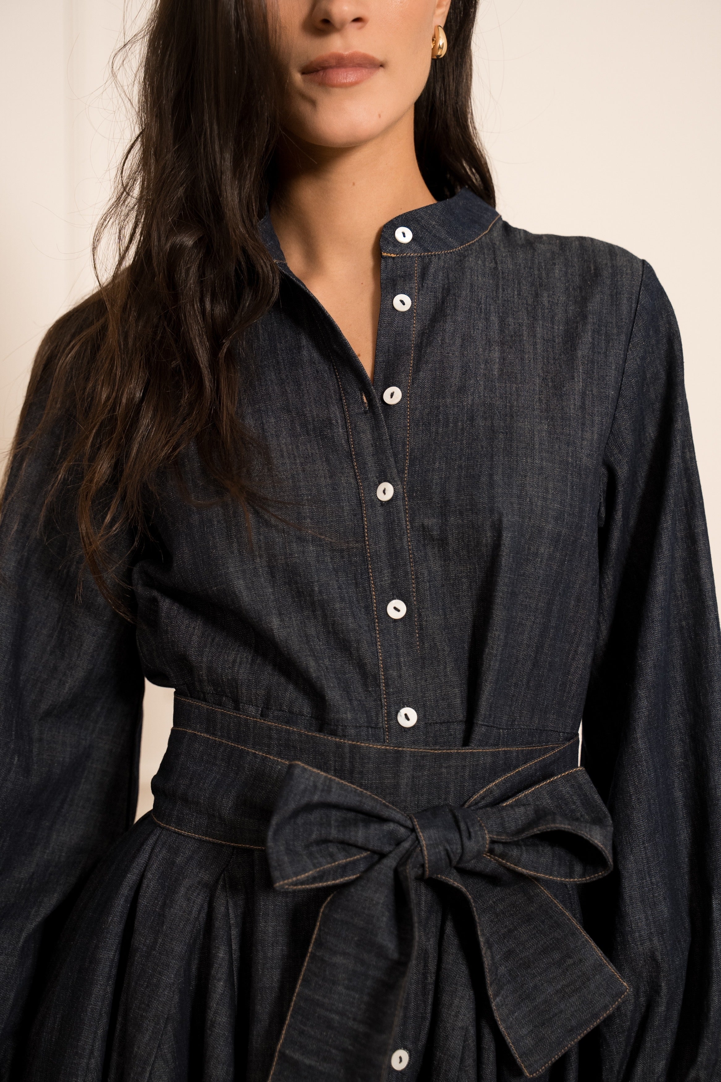 TINA DENIM SHORT DRESS