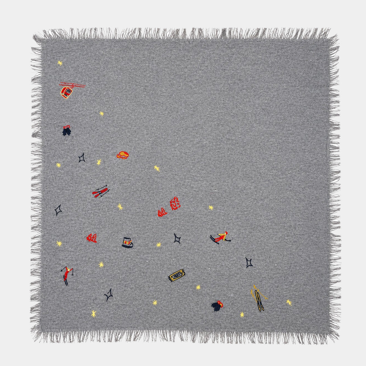 JOEY SCARF GREY WINTER SKI
