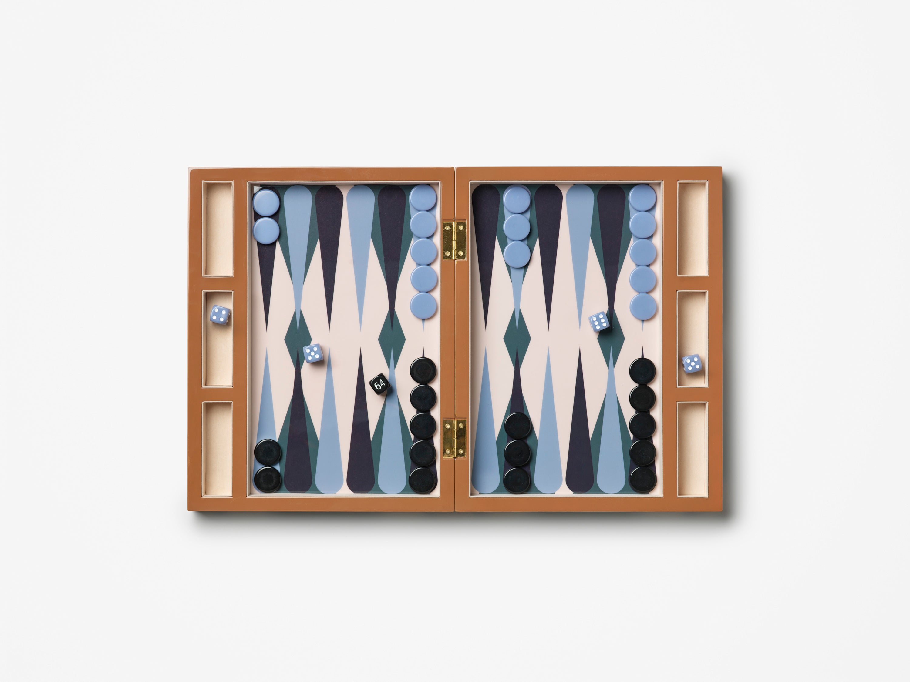 LACQUERED BACKGAMMON