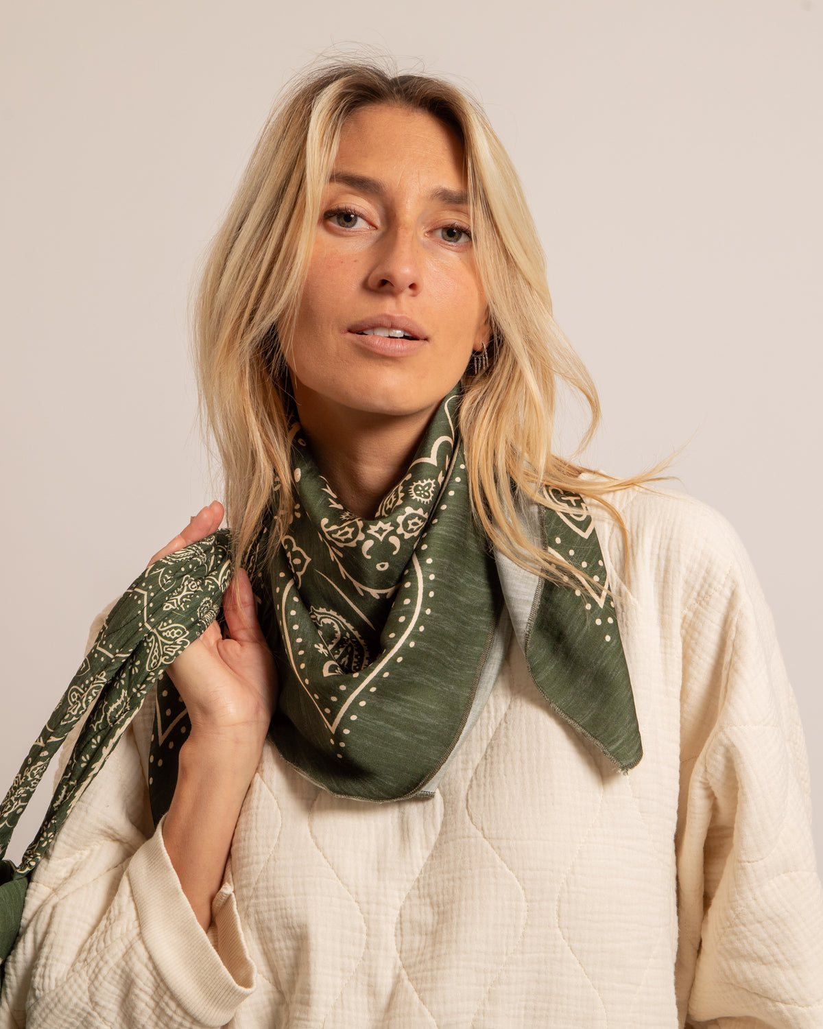 TORONTO2 BANDANA SCARF KHAKI