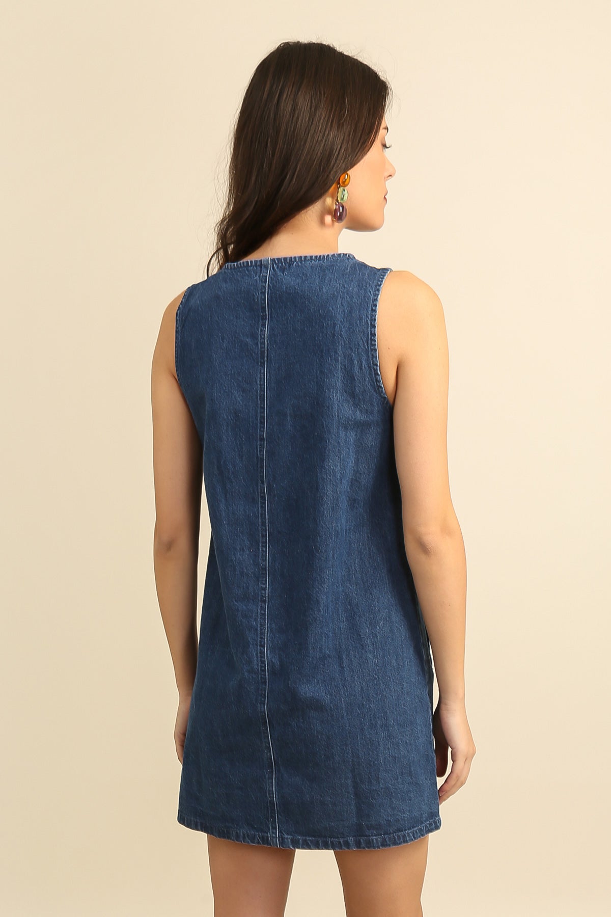SEA SHORT DENIM DRESS
