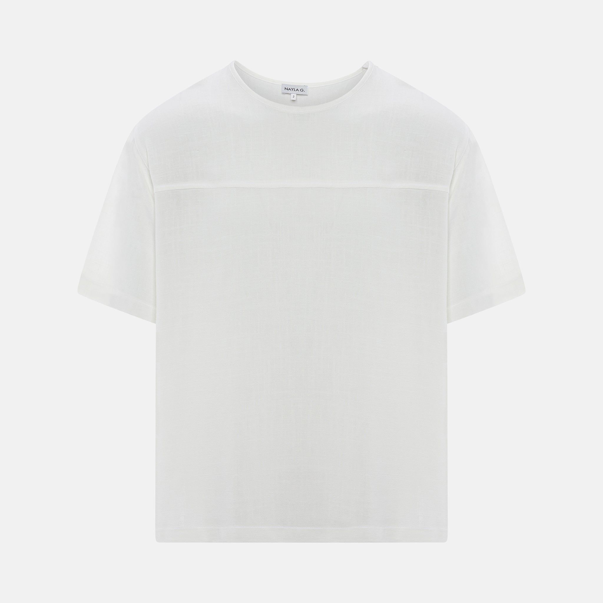 TEE LINEN TUNIQUE OFF-WHITE