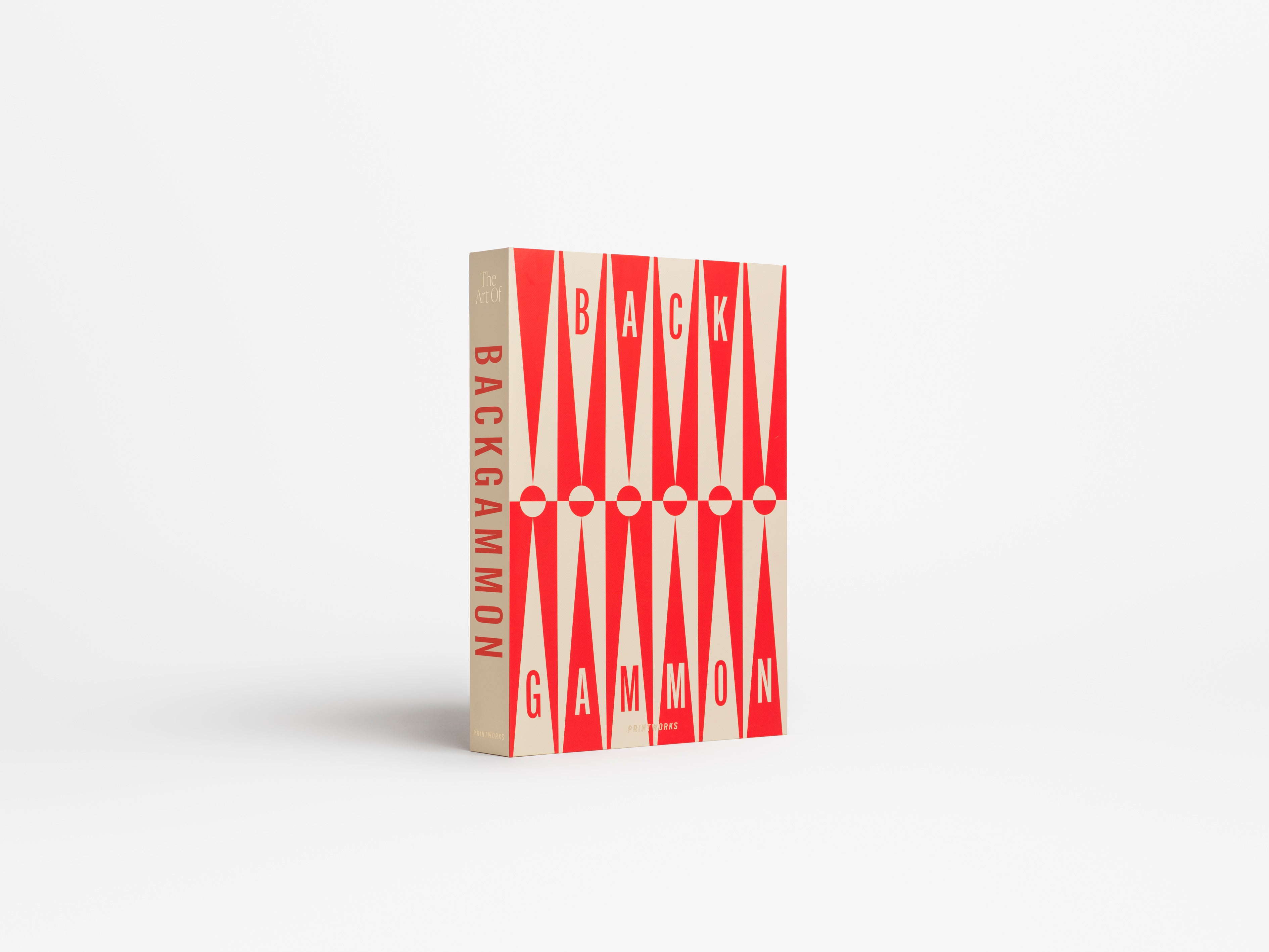 CLASSIC - ART OF BACKGAMMON RED/CREAM