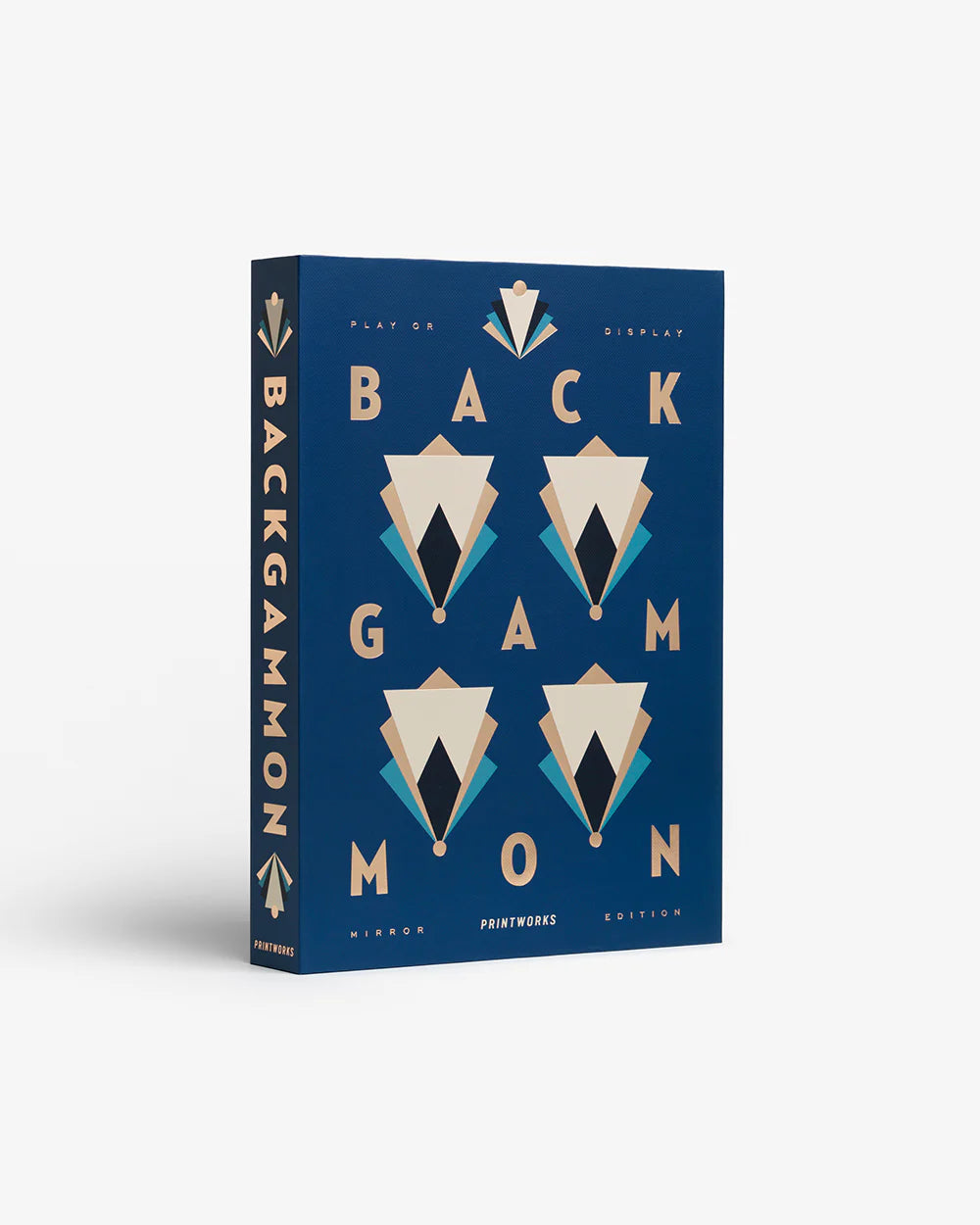 CLASSIC - ART OF BACKGAMMON MIRROR, DARK BLUE/COPPER