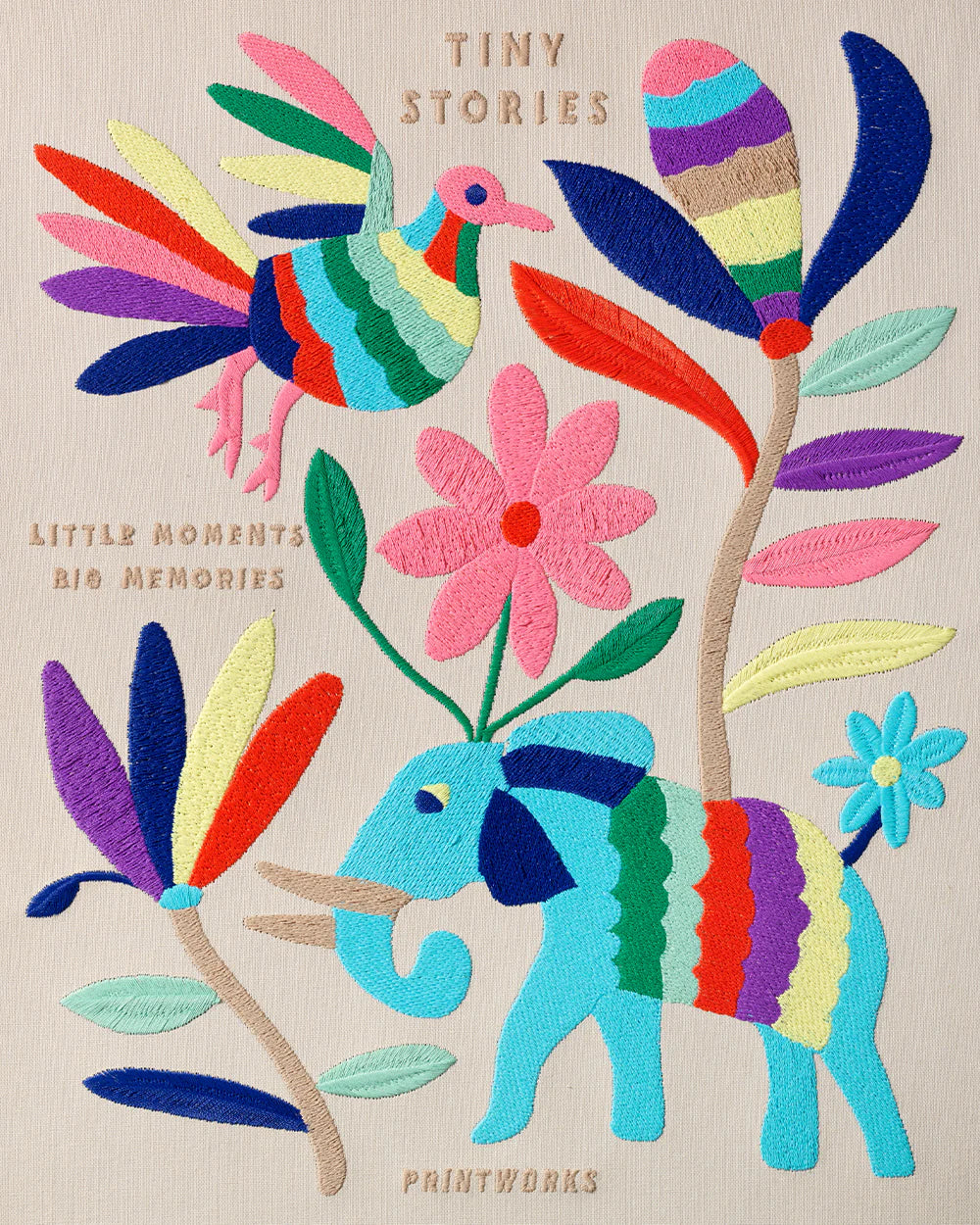 EMBROIDERED PHOTO ALBUM - TINY STORIES