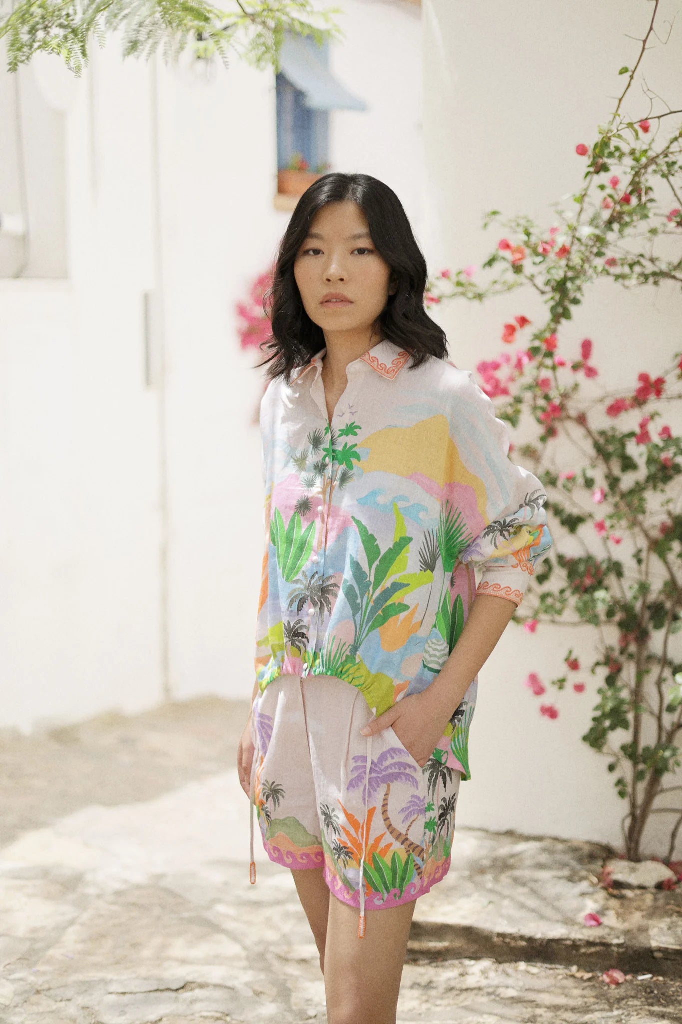 Fleur Shirt-By the Sea