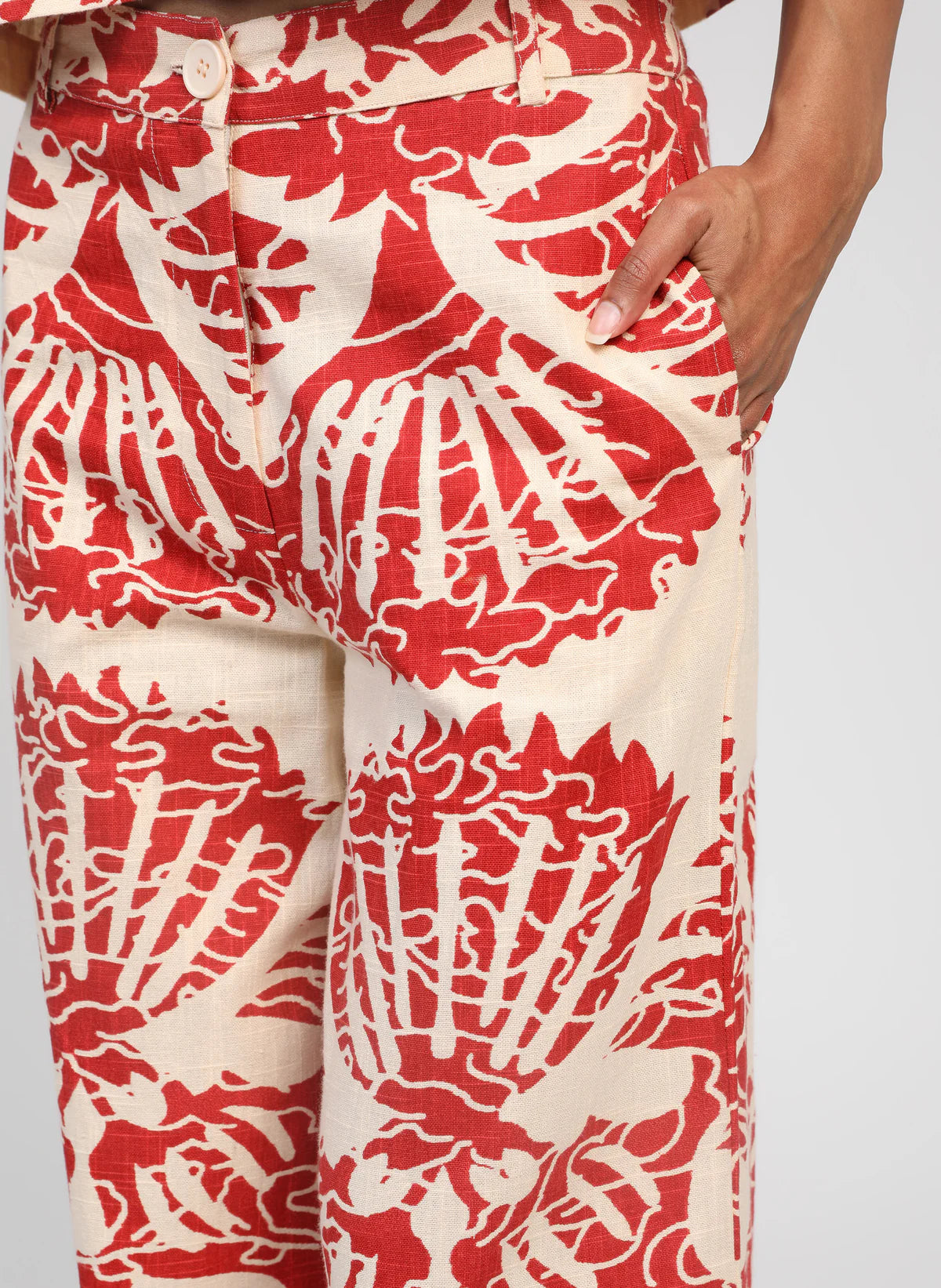 ROSSINI TROUSERS ADELINE RED