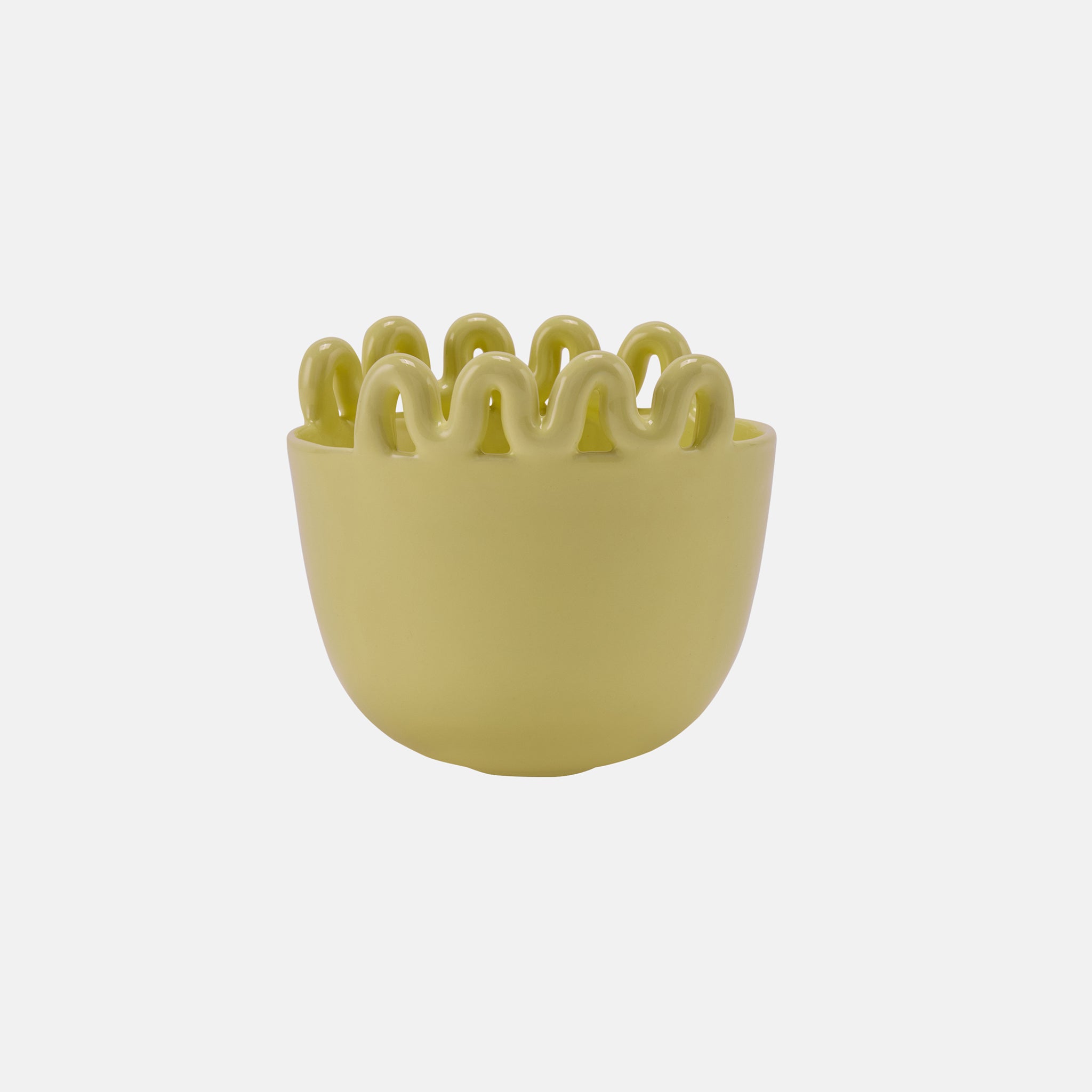 Wavy Bowl - Yellow