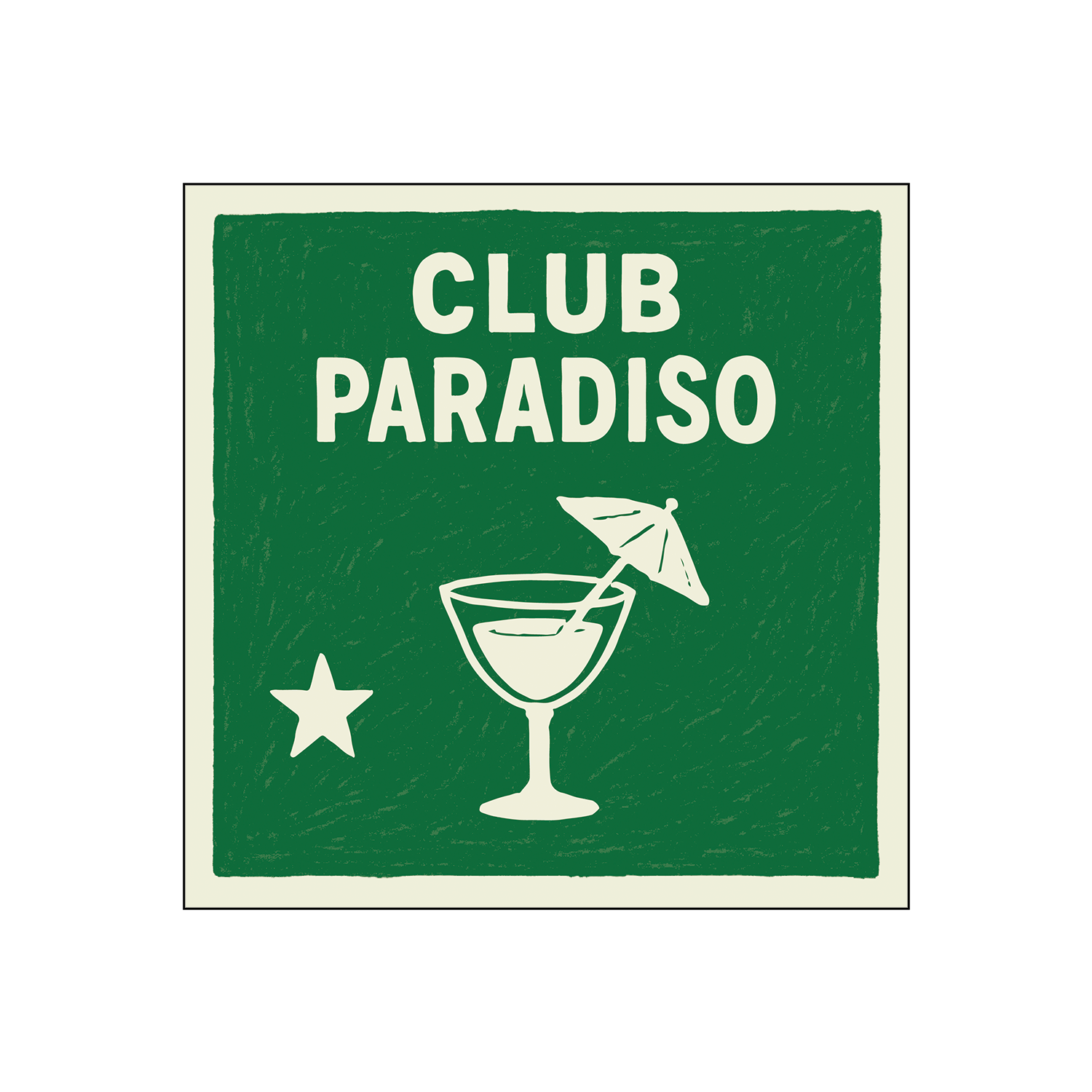 NAPKIN PAPER CLUB PARADISO